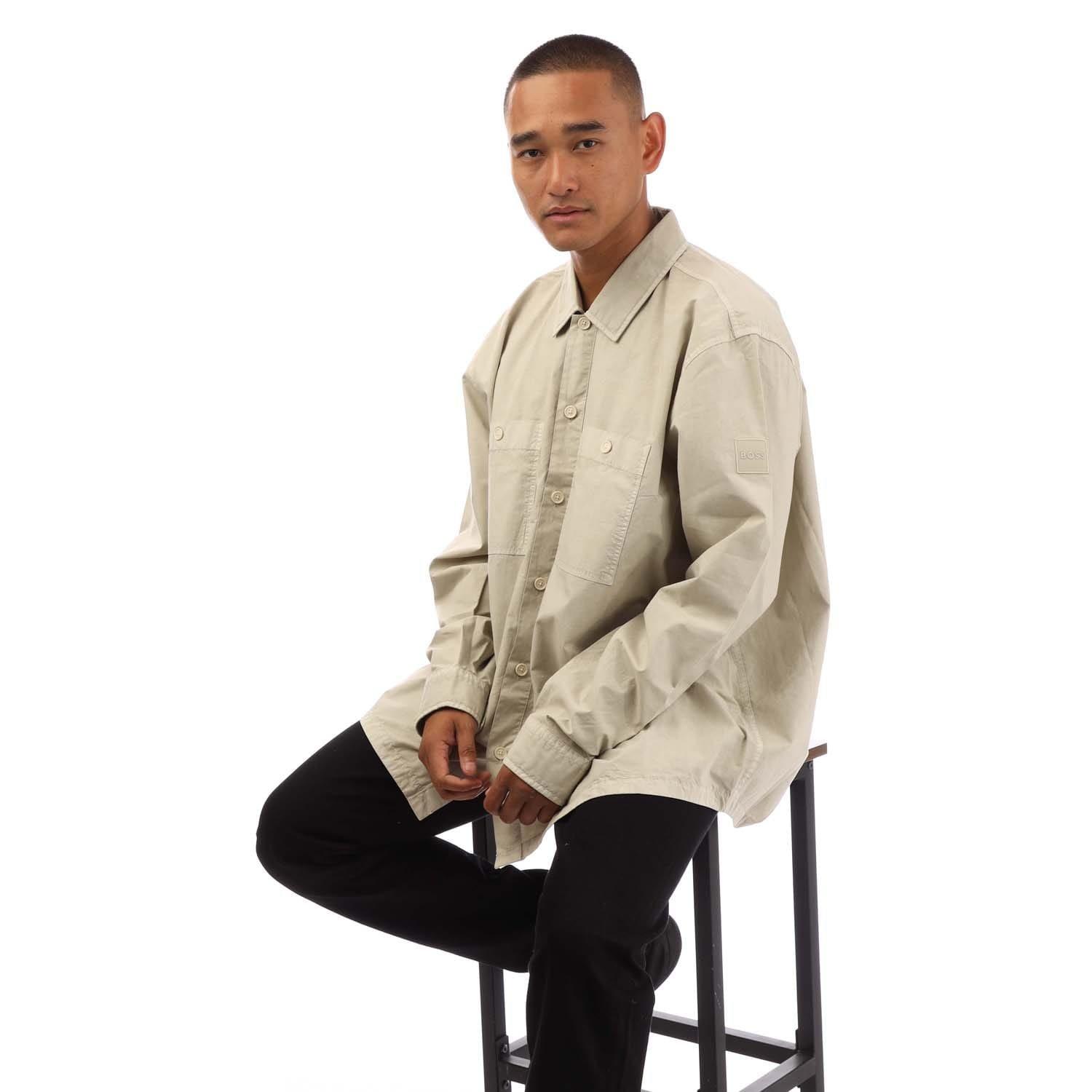 Beige - Boss - Locky 2 Overshirt - 4