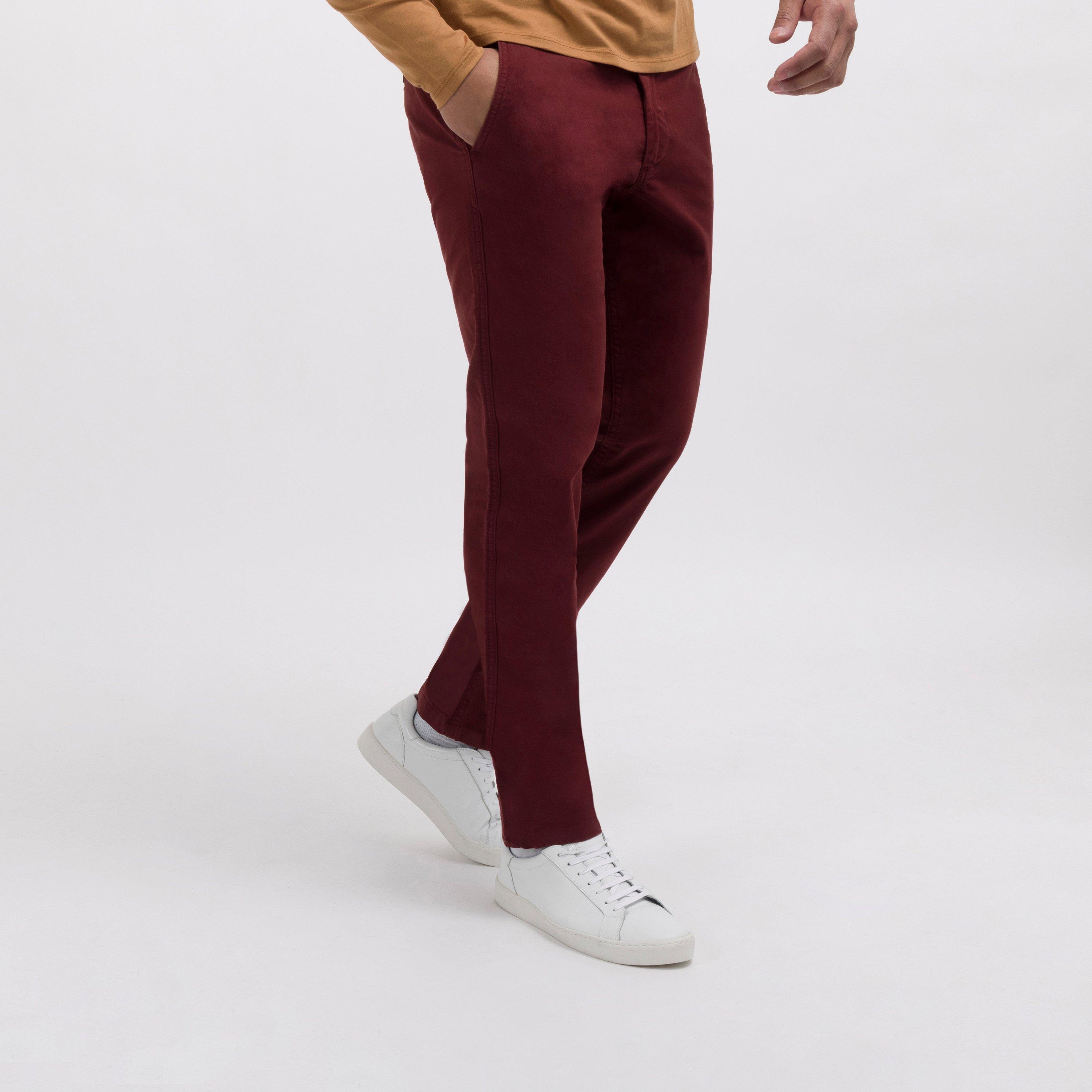 Mam13 - Eden Park - Bordeaux chinos in stretch cotton - 2