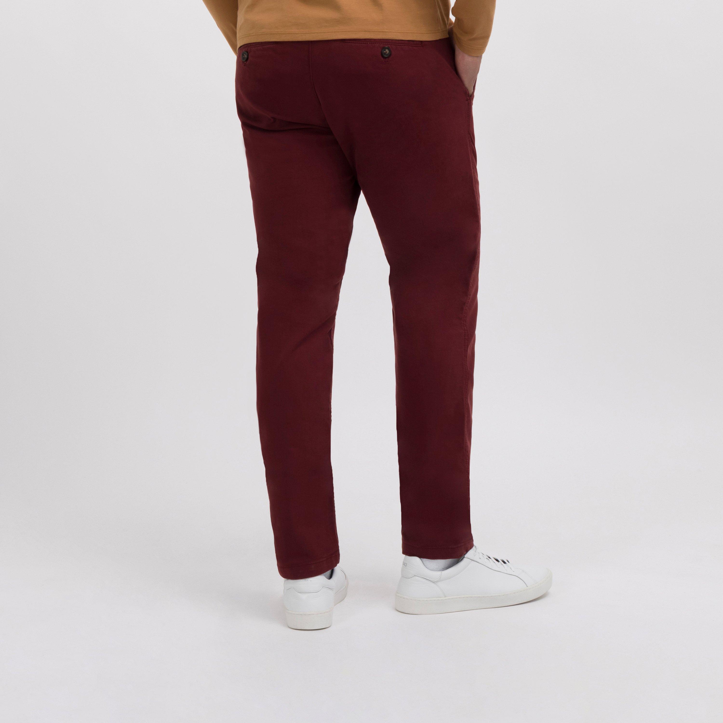 Mam13 - Eden Park - Bordeaux chinos in stretch cotton - 3