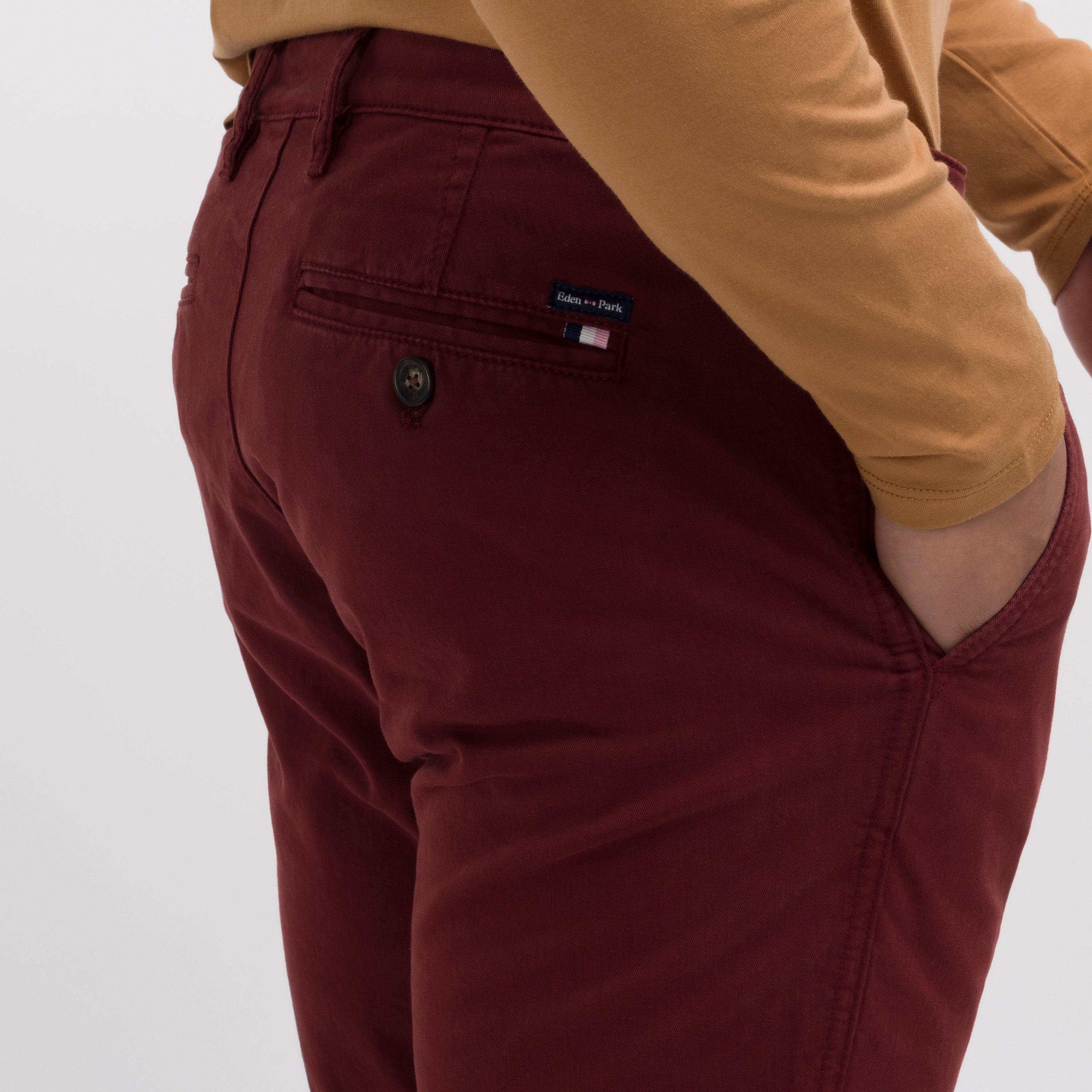 Mam13 - Eden Park - Bordeaux chinos in stretch cotton - 4