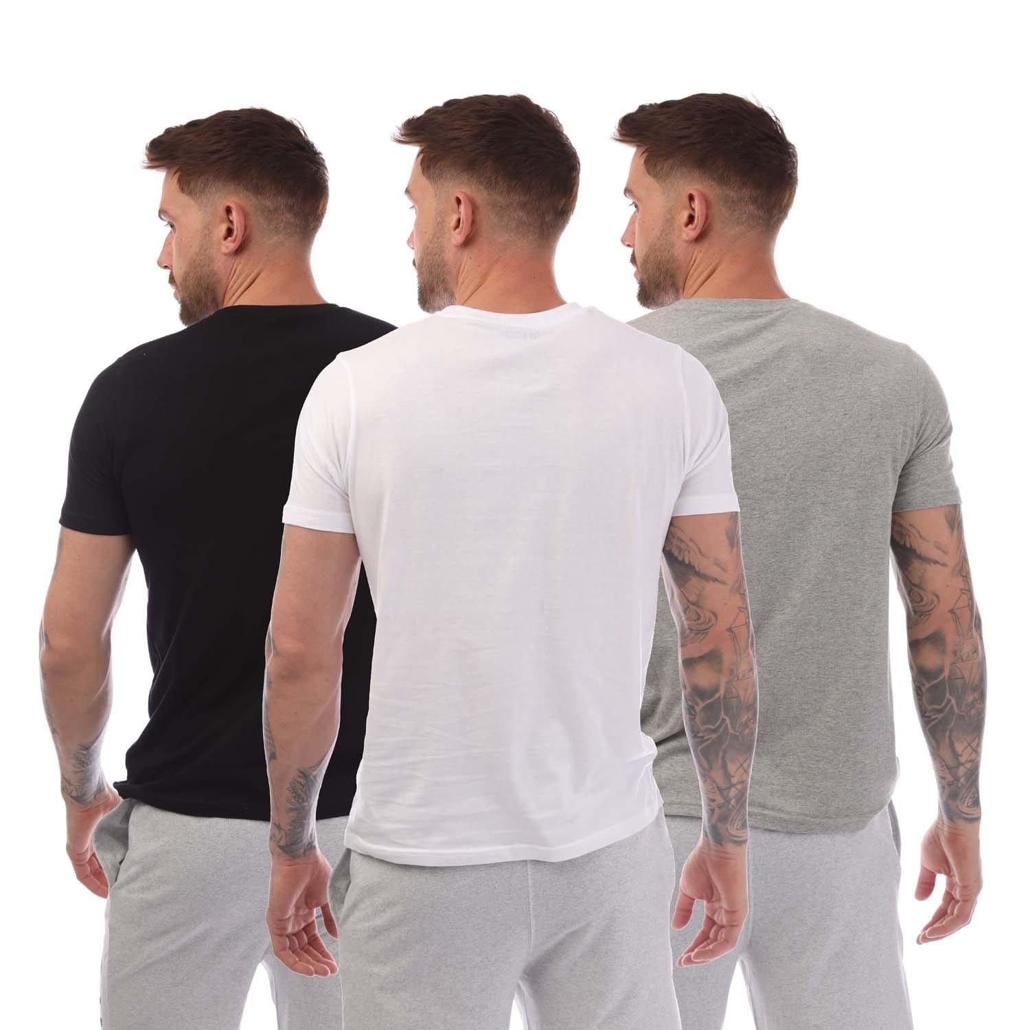 Black Grey Whit - Nicce - Sully 3 Pack T-Shirts - 2