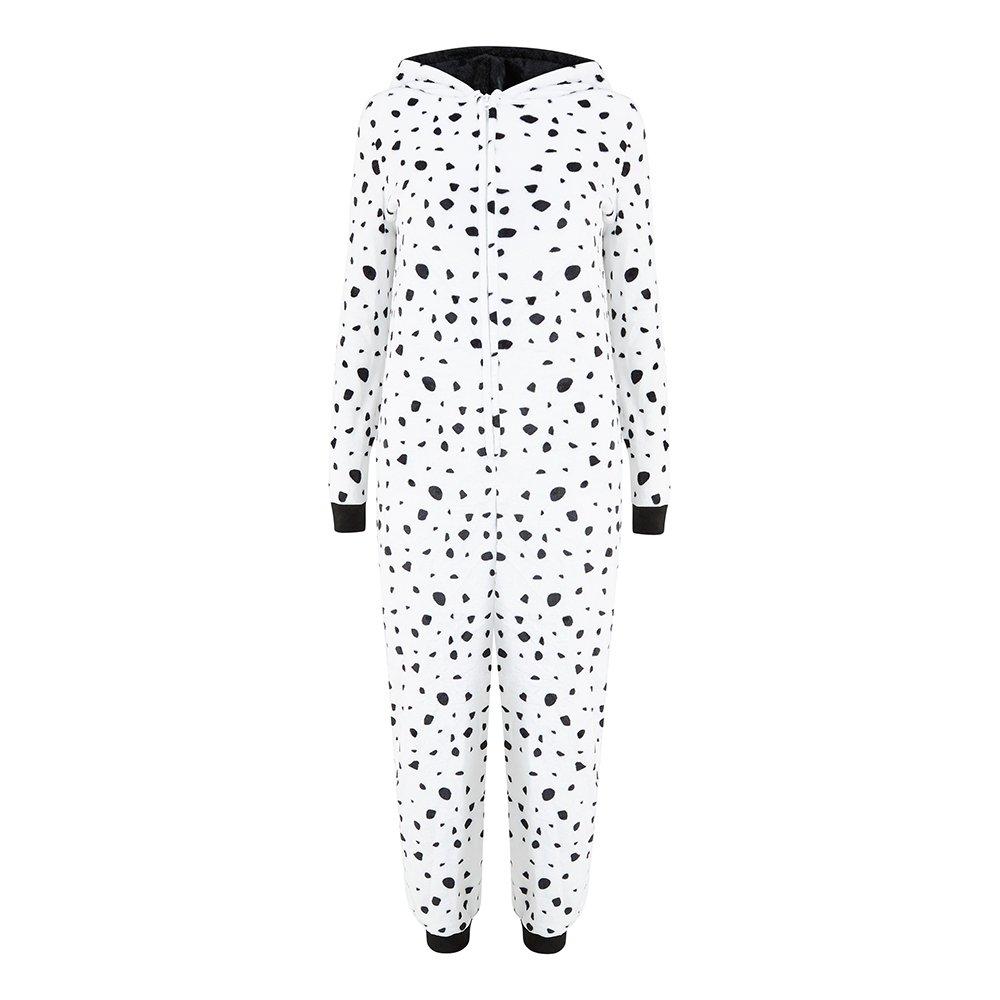 White - Yumi - Dalmation Onesie in White - 1