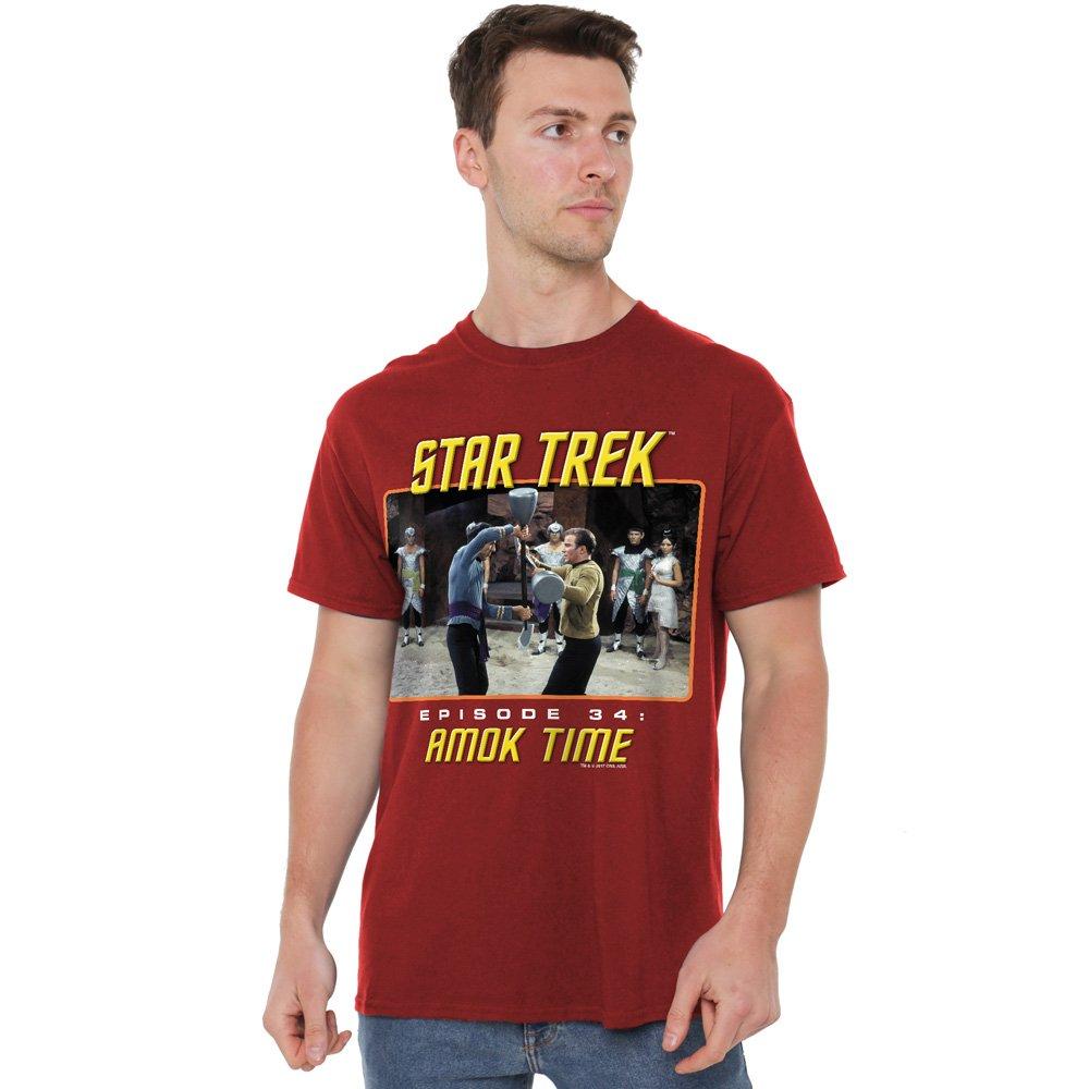 Red - Star Trek - St Original Amok Time T Shirt Cardinal - 1
