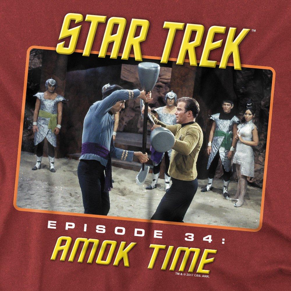 Red - Star Trek - St Original Amok Time T Shirt Cardinal - 2