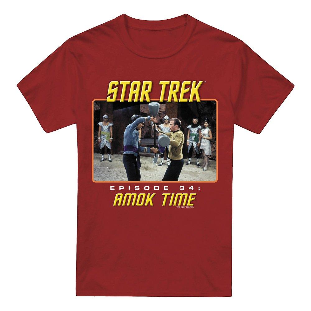 Red - Star Trek - St Original Amok Time T Shirt Cardinal - 4