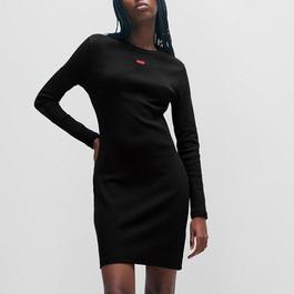 Hugo Nemalia Stretch-Cotton Dress