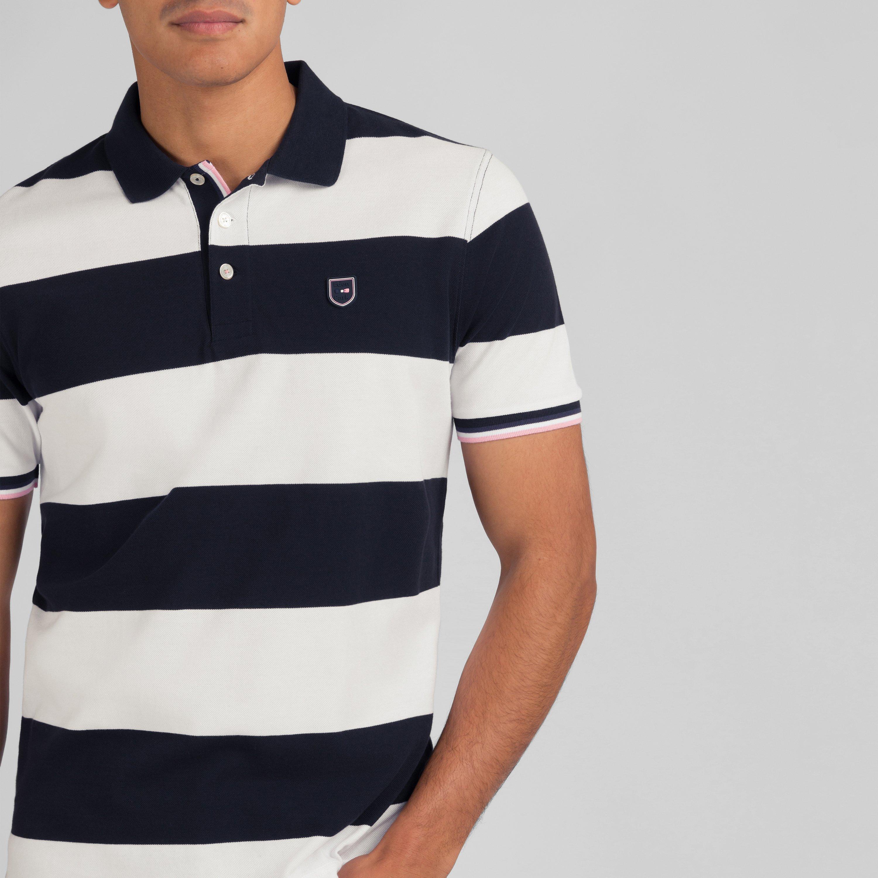 Bc - Eden Park - White striped polo shirt - 4