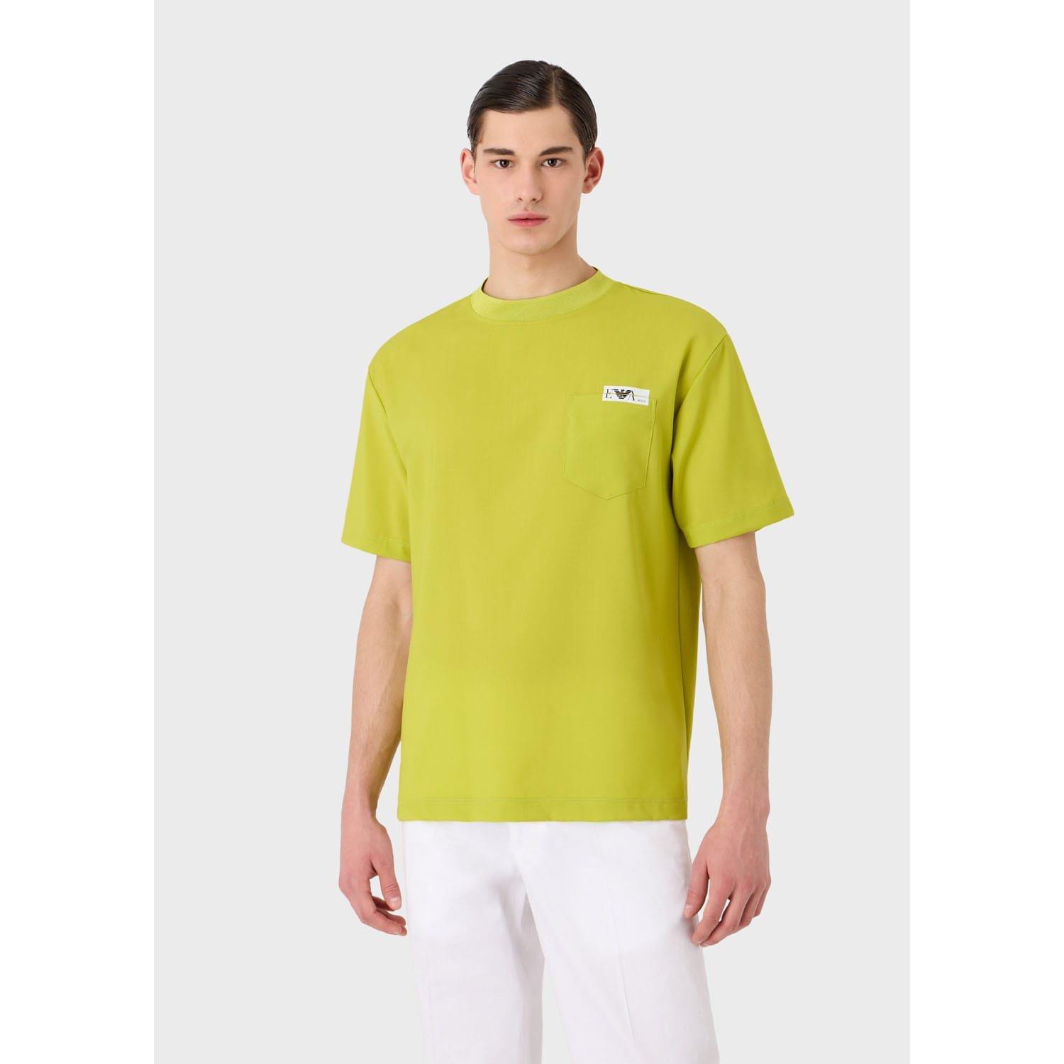 Green - Emporio Armani - Micro Logo T-Shirt - 1