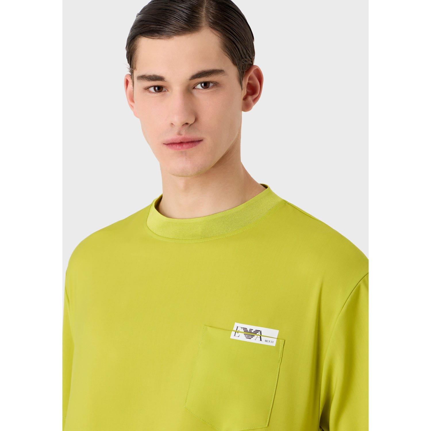Green - Emporio Armani - Micro Logo T-Shirt - 3