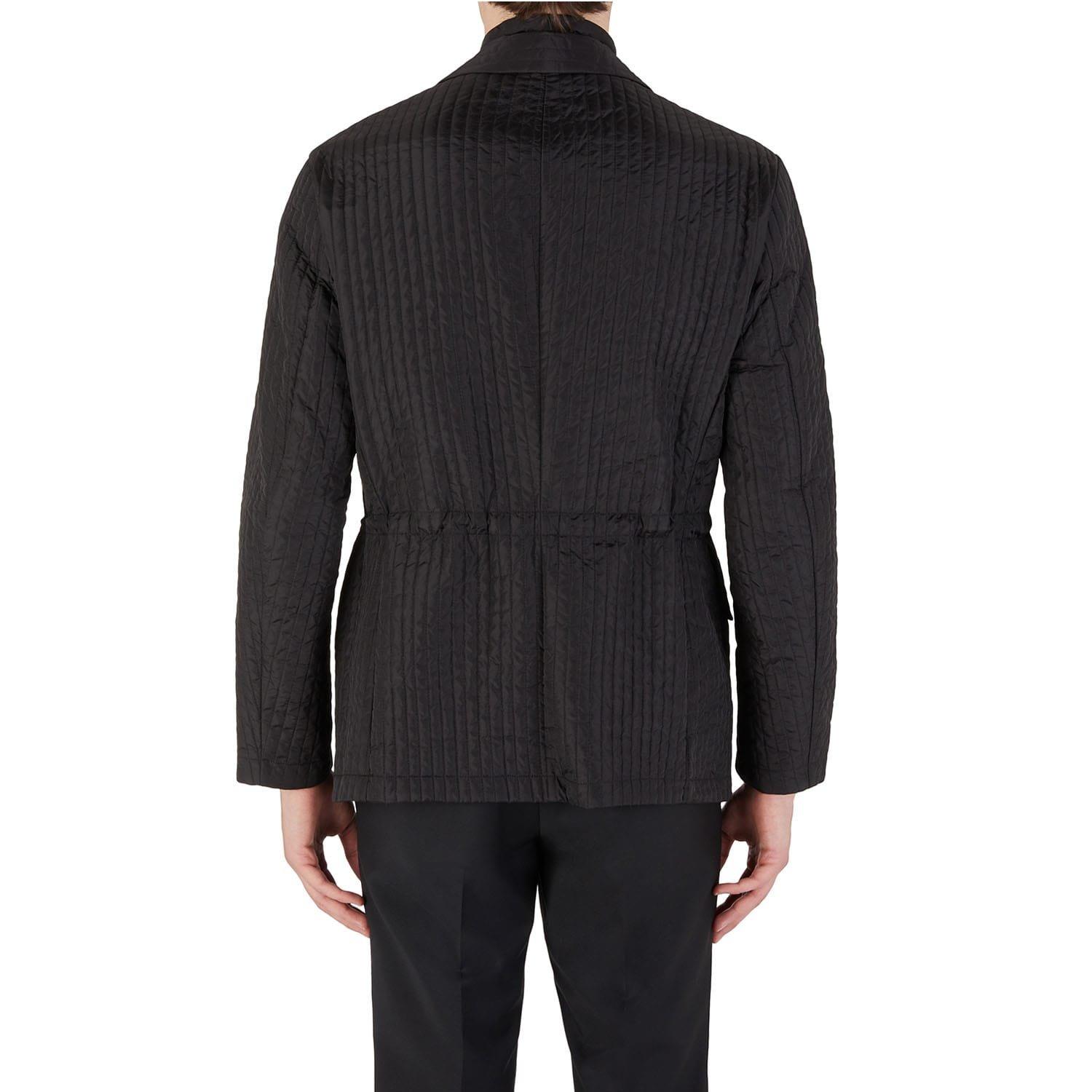 Black - Emporio Armani - Quilted Blazer - 3