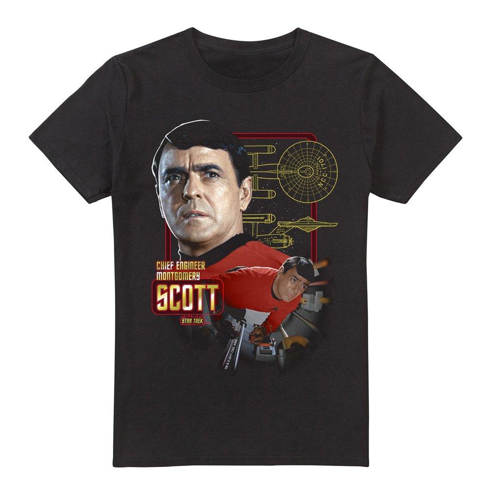 Black - Star Trek - Star Trek Chief Engineer Scott T Shirt Black - 4