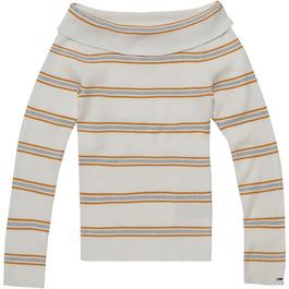 Tommy Jeans Off Shoulder Rib Sweater