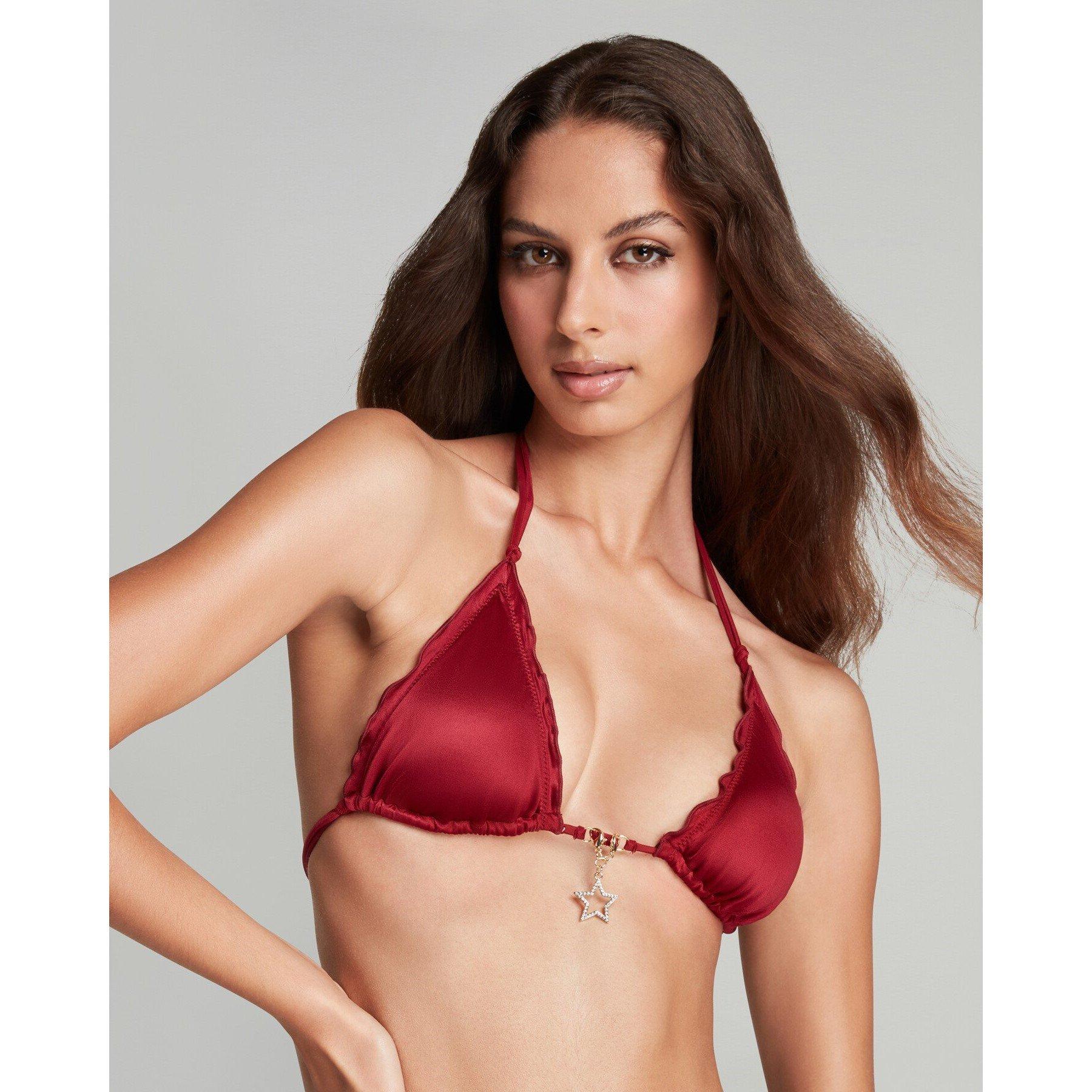 Burgundy - Agent Provocateur - BERRY Bikini top - 1