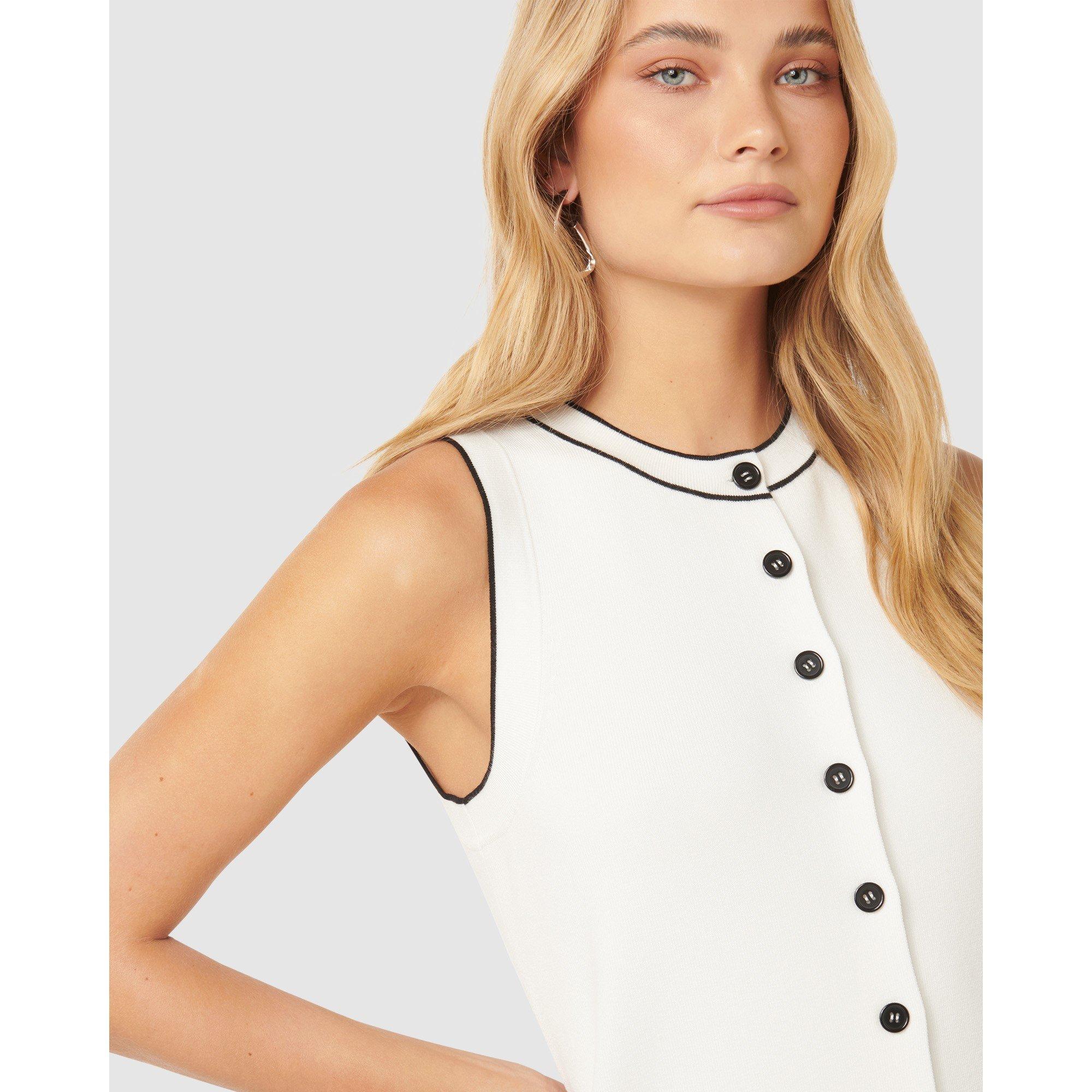 Mono Tipped - Forever New - Molly Tipped Mini Dress - 4