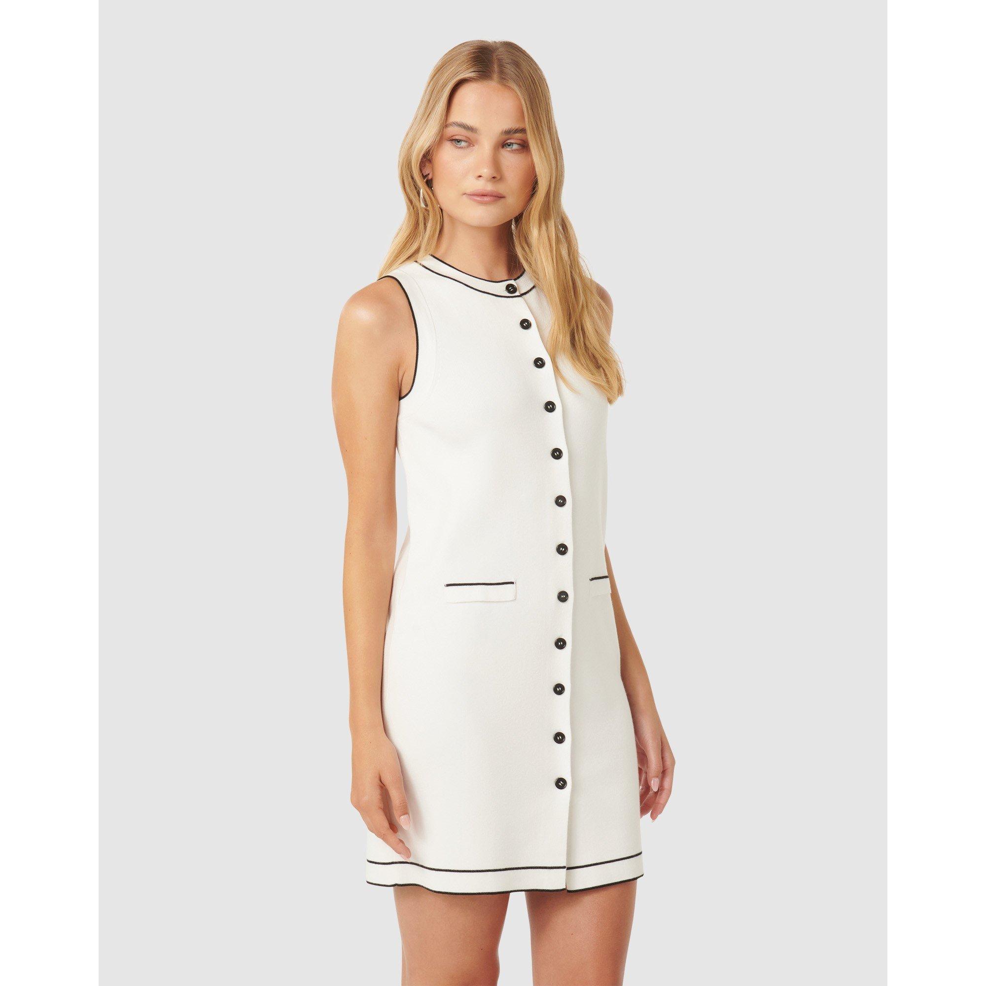 Mono Tipped - Forever New - Molly Tipped Mini Dress - 5