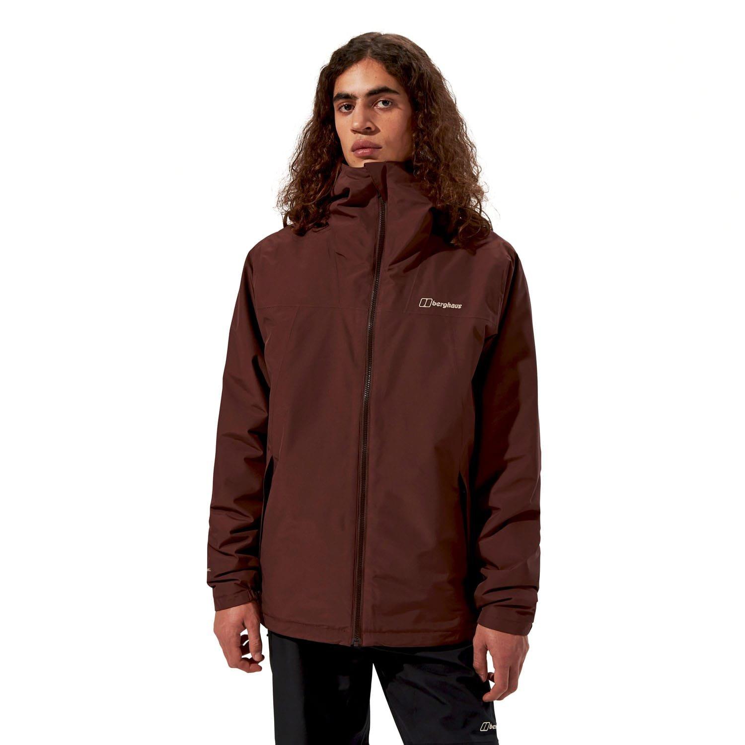 Brown - Berghaus - Deluge Pro 3.0 Insulated Waterproof Jacket - 1