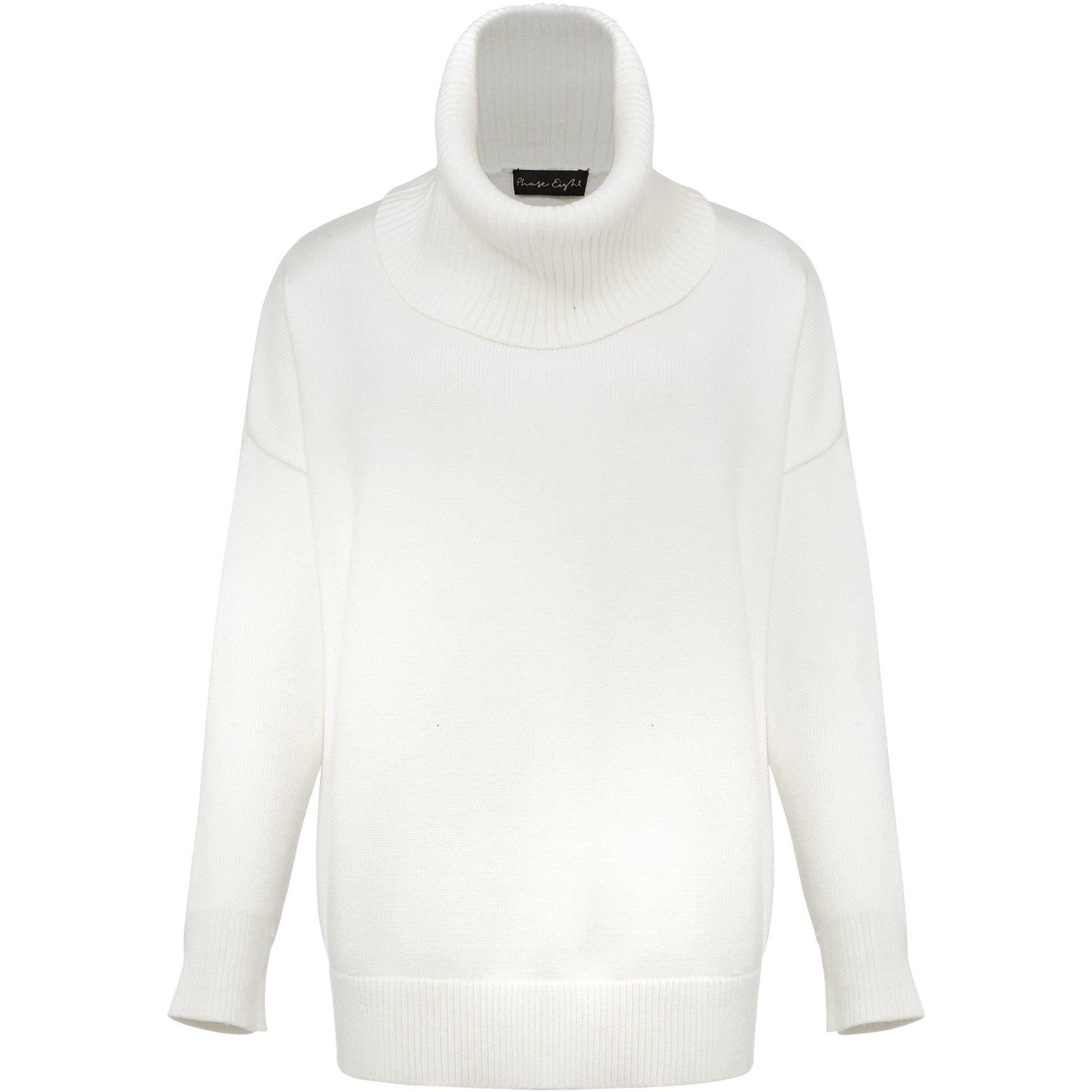 Phase Eight Women's Etty Chunky Knit Jumper - Winter White - L