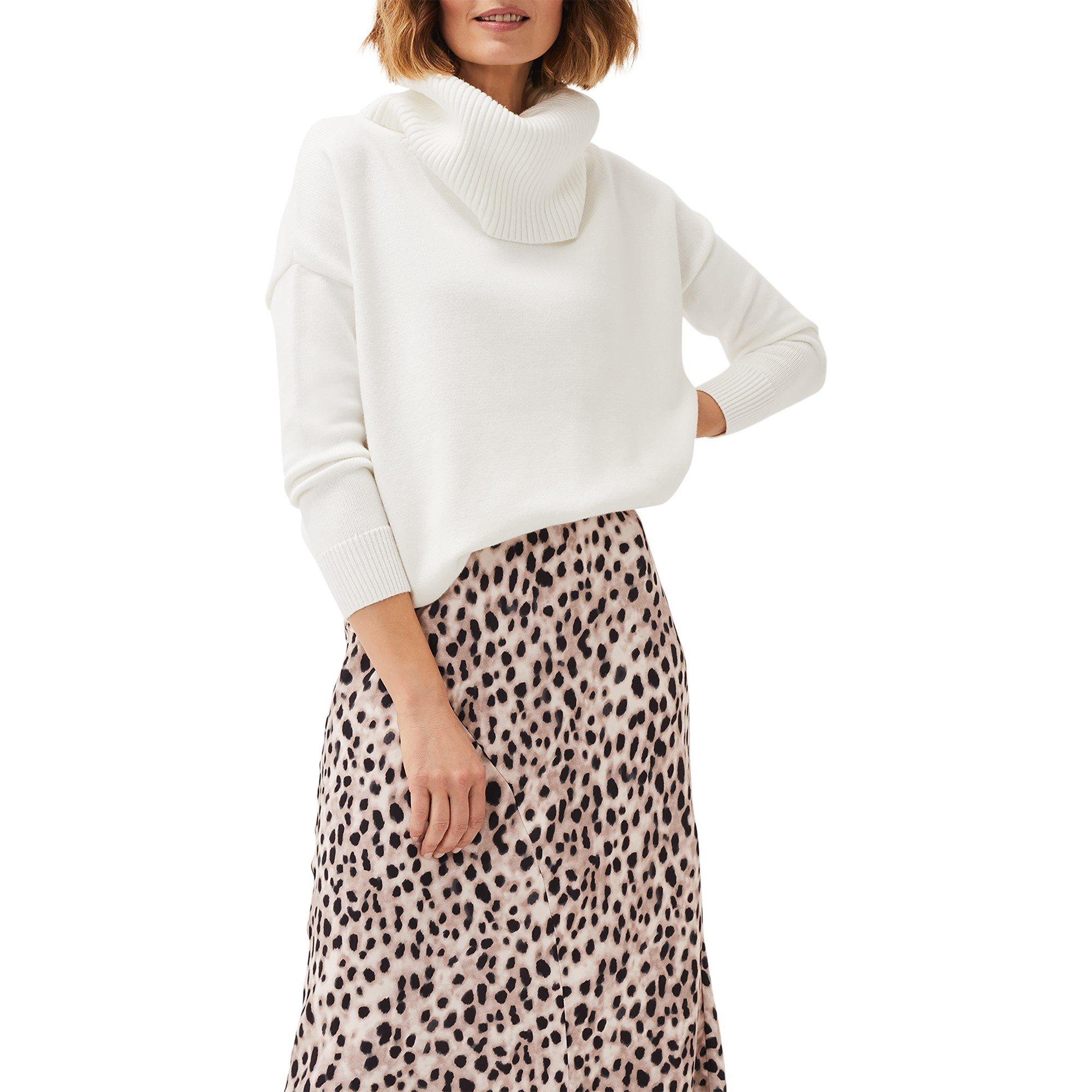 Winter White - Phase Eight - Etty Chunky Knit Jumper - 2