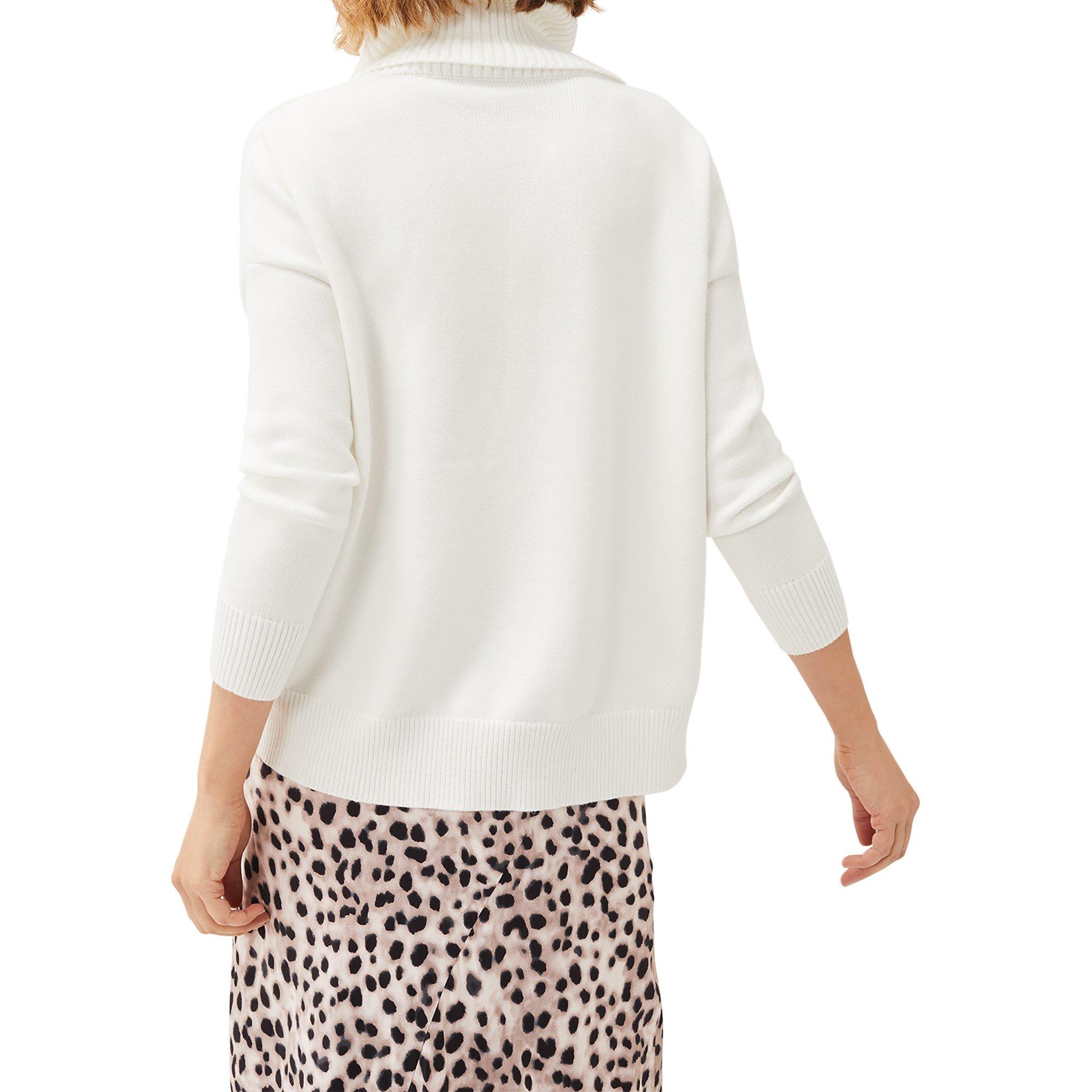 Winter White - Phase Eight - Etty Chunky Knit Jumper - 3