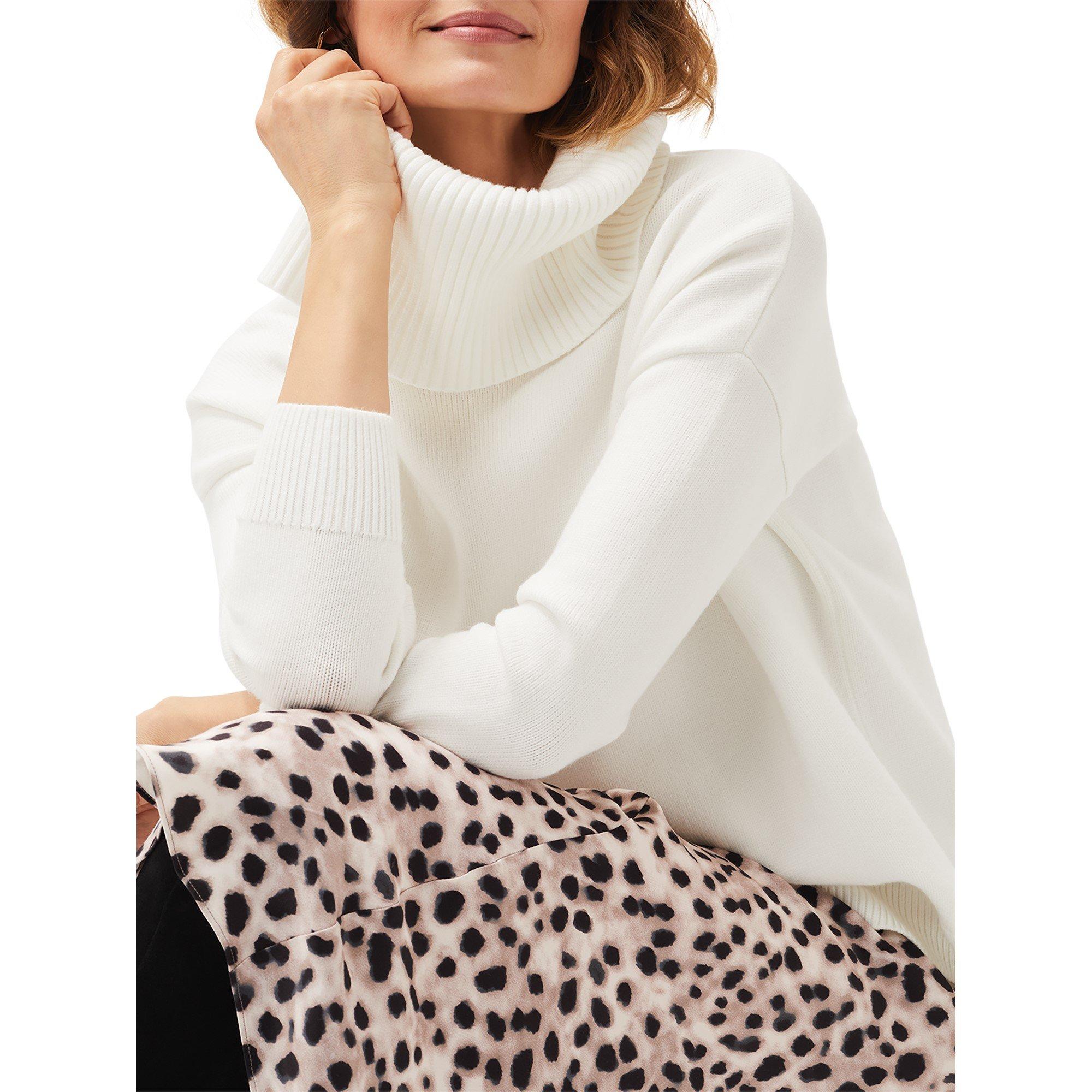 Winter White - Phase Eight - Etty Chunky Knit Jumper - 4