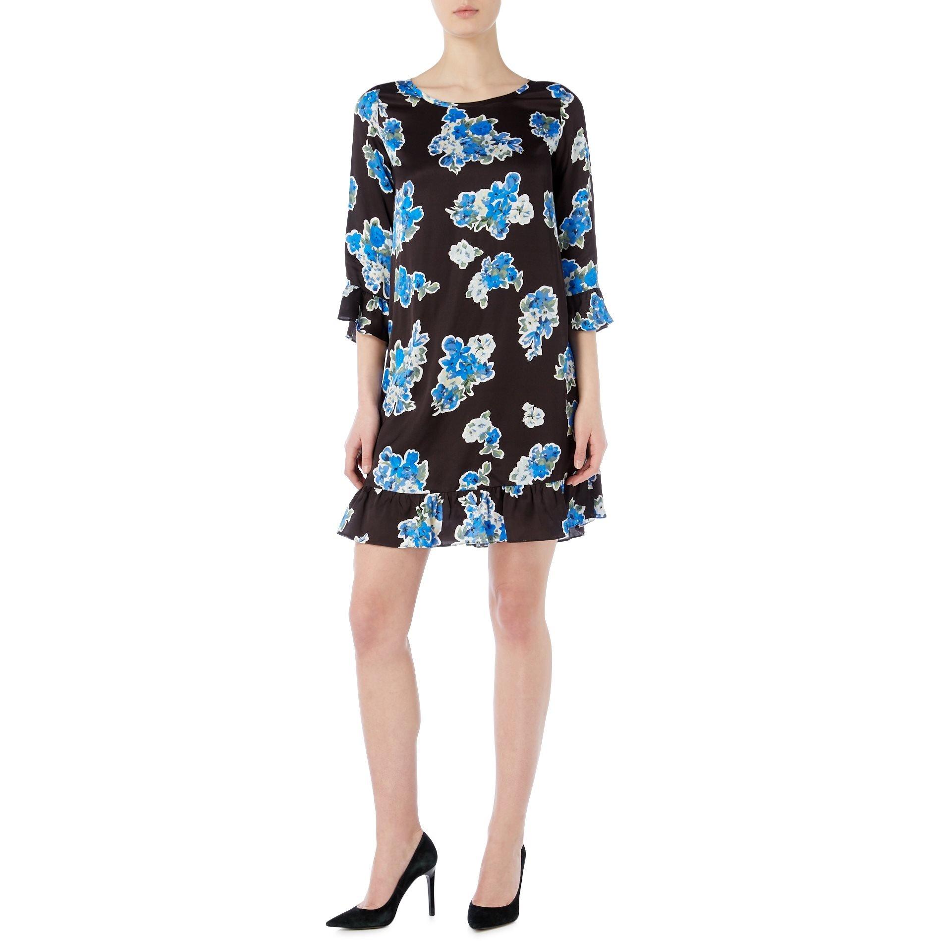 Black - Iblues - Vargas printed shift dress - 2