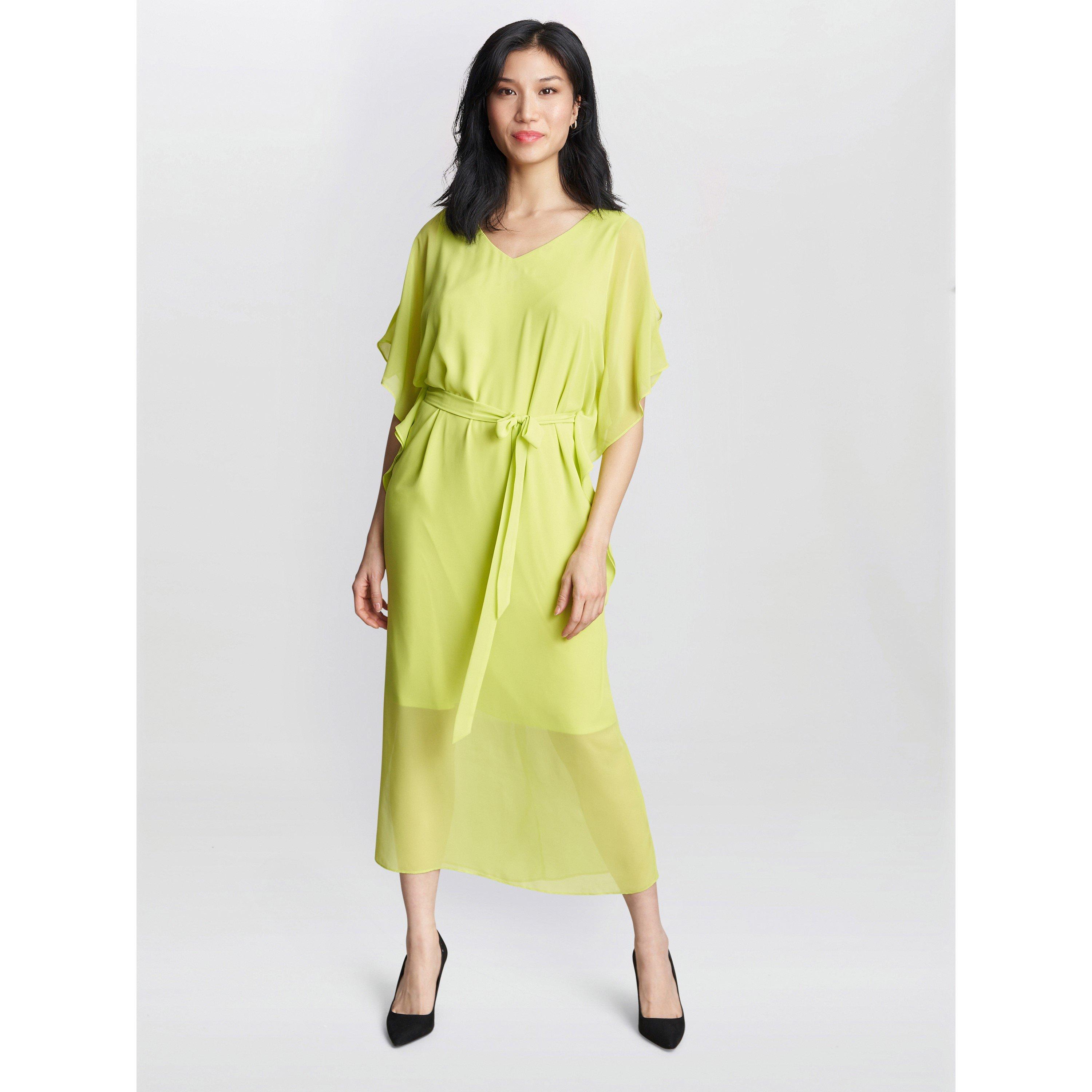 Lime - Gina Bacconi - FRANCESCA Cold Shoulder Maxi Dress - 1