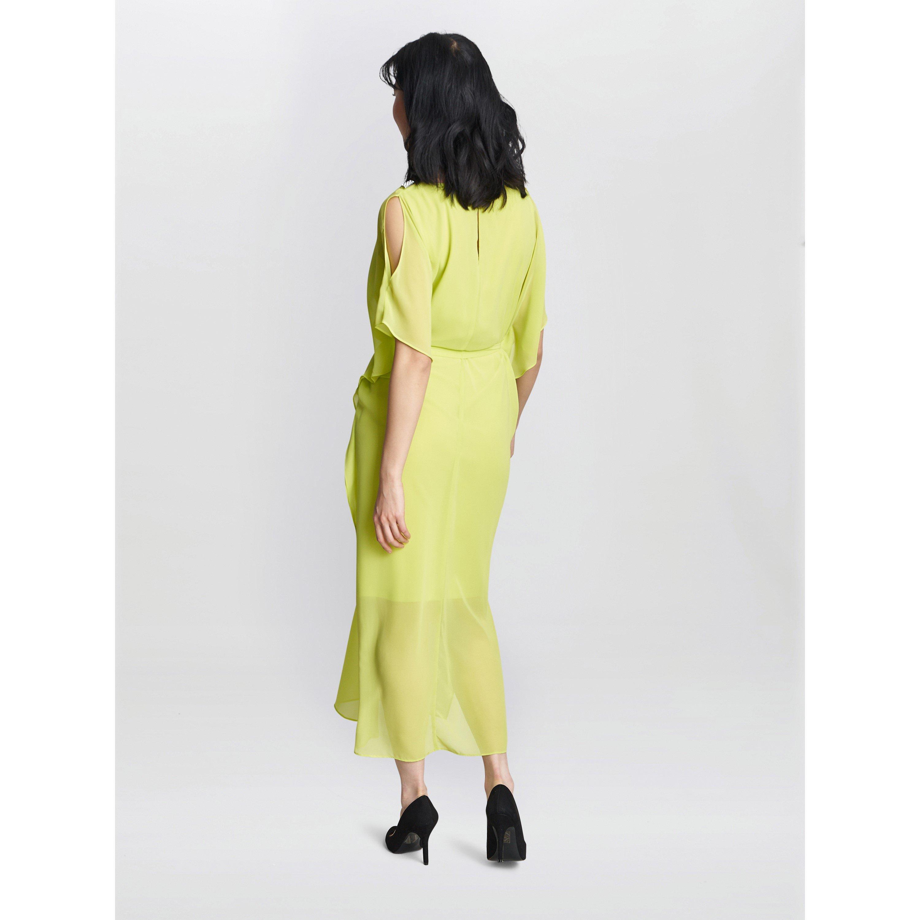 Lime - Gina Bacconi - FRANCESCA Cold Shoulder Maxi Dress - 2