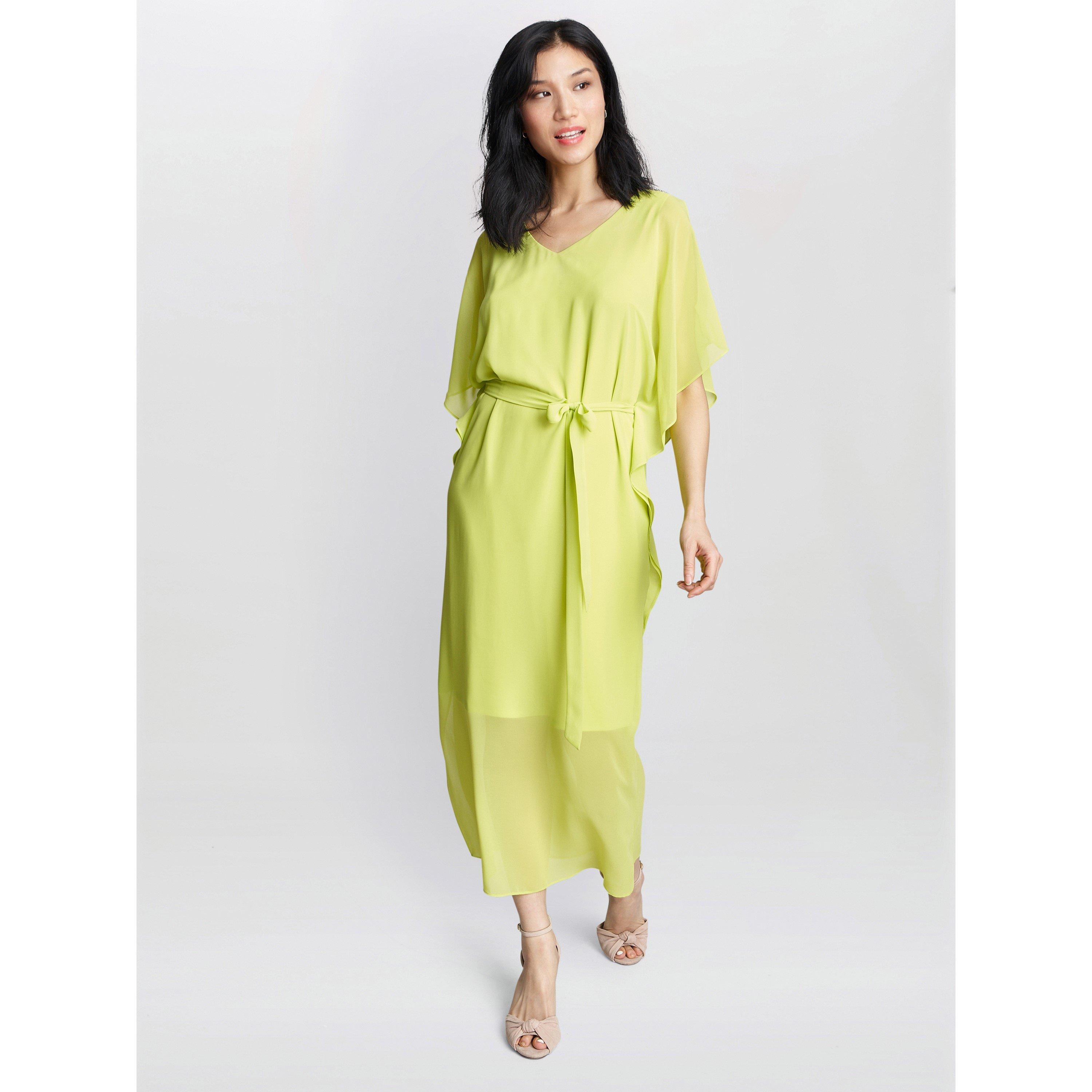 Lime - Gina Bacconi - FRANCESCA Cold Shoulder Maxi Dress - 3