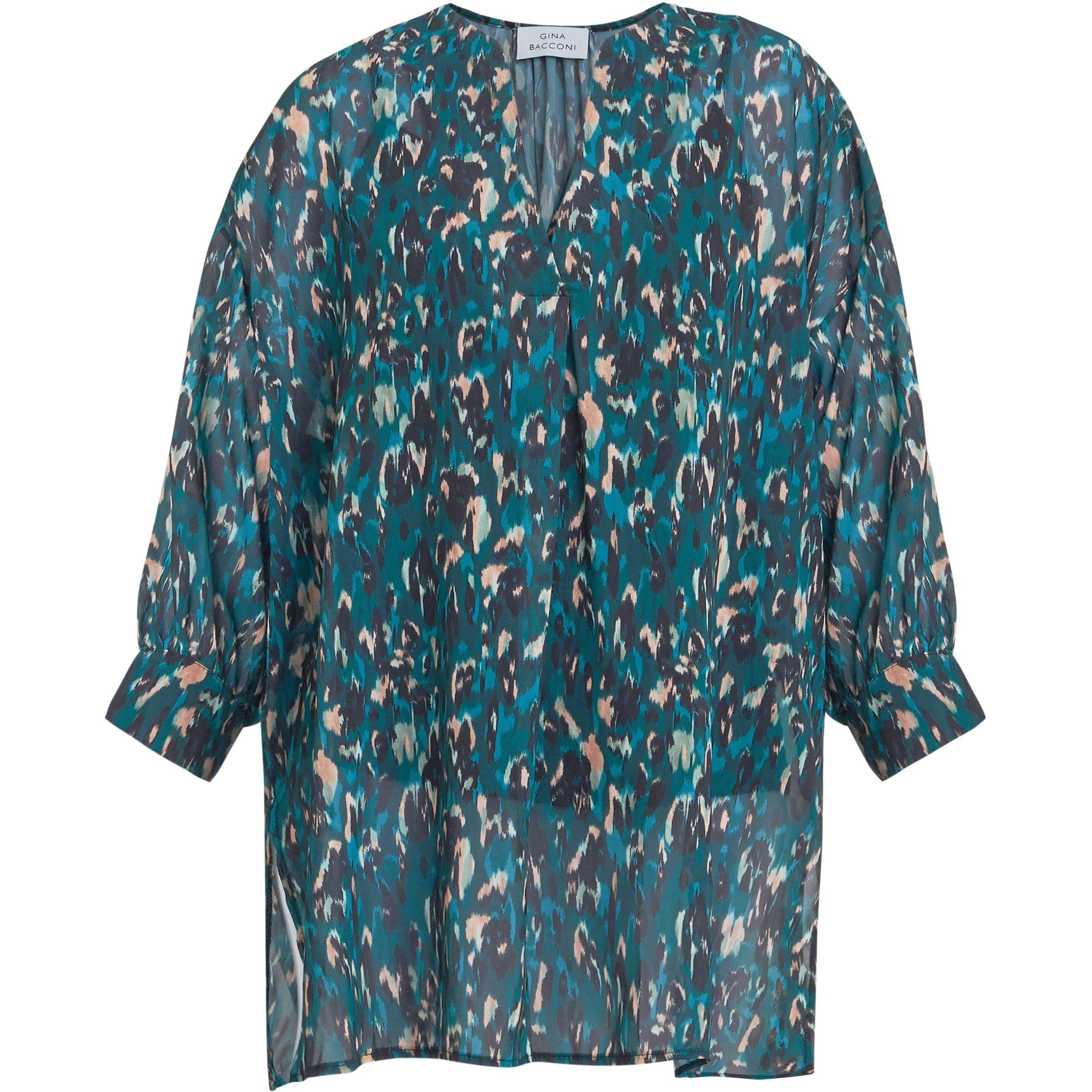 Multi - Gina Bacconi - Dido Collarless Shirt - 4