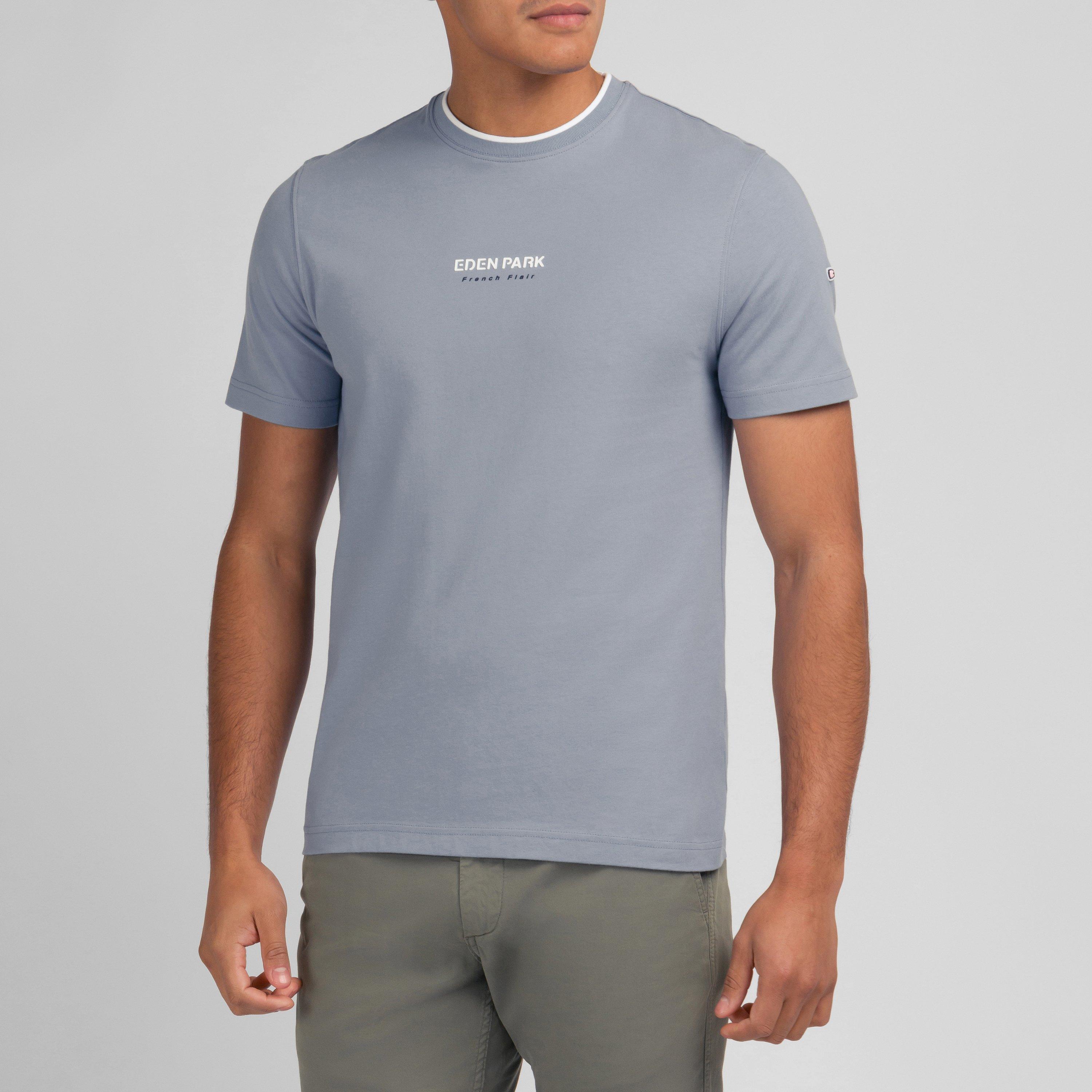 Blc8 - Eden Park - Plain blue short-sleeved T-shirt - 2