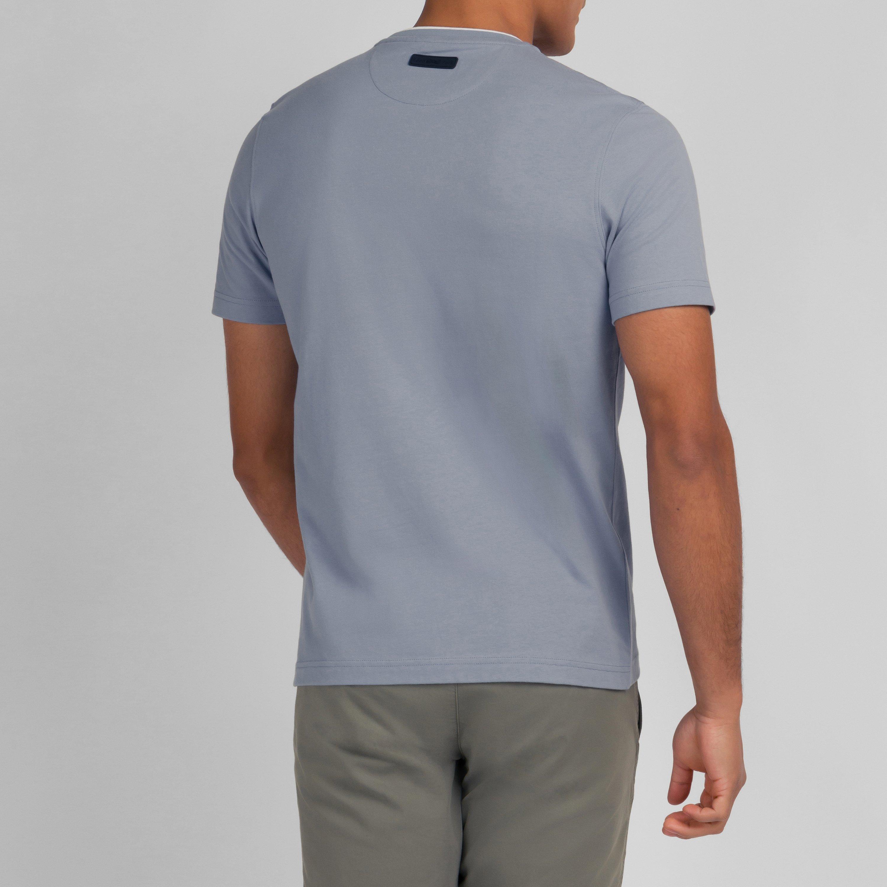 Blc8 - Eden Park - Plain blue short-sleeved T-shirt - 3