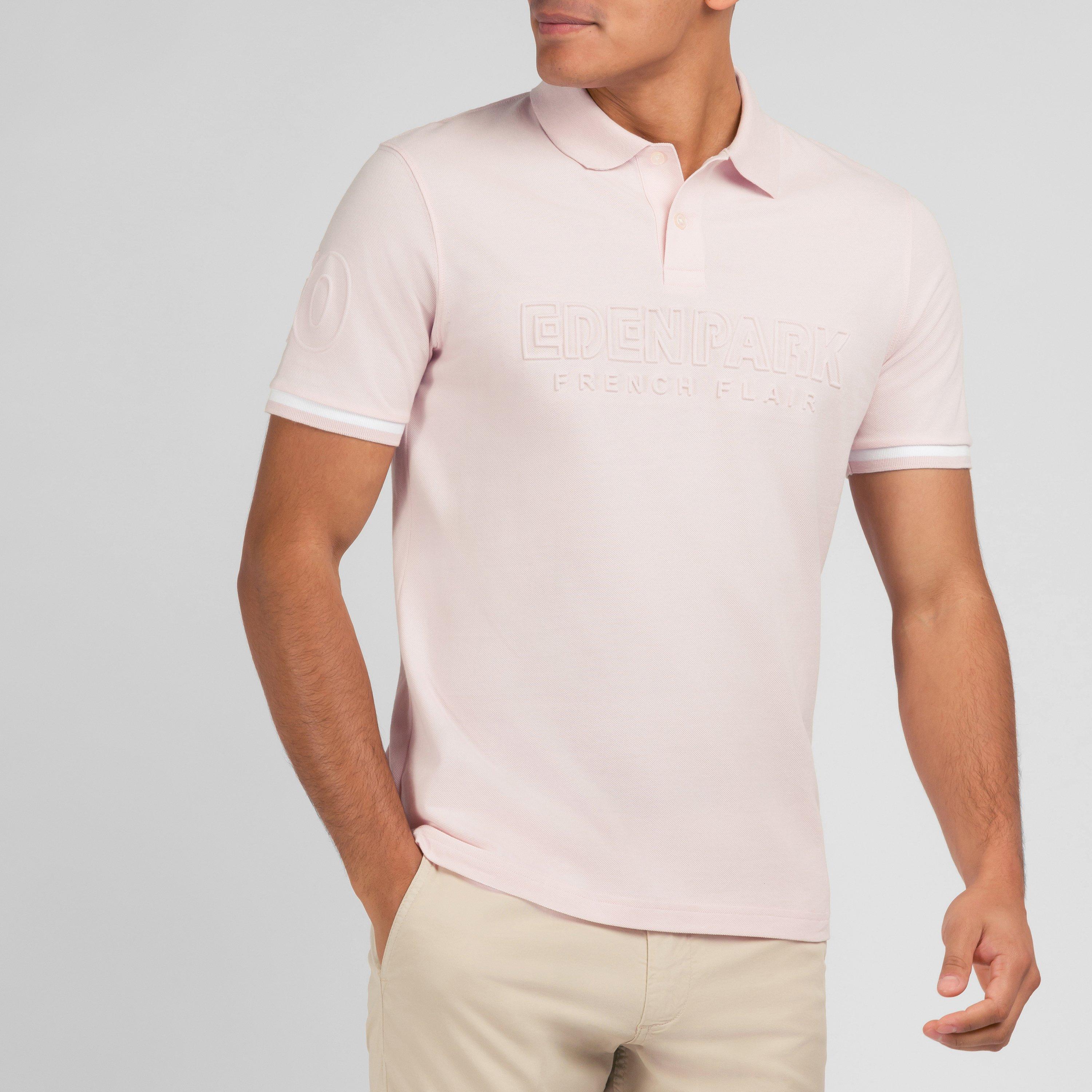 Roc11 - Eden Park - Plain pink short-sleeved polo shirt - 2