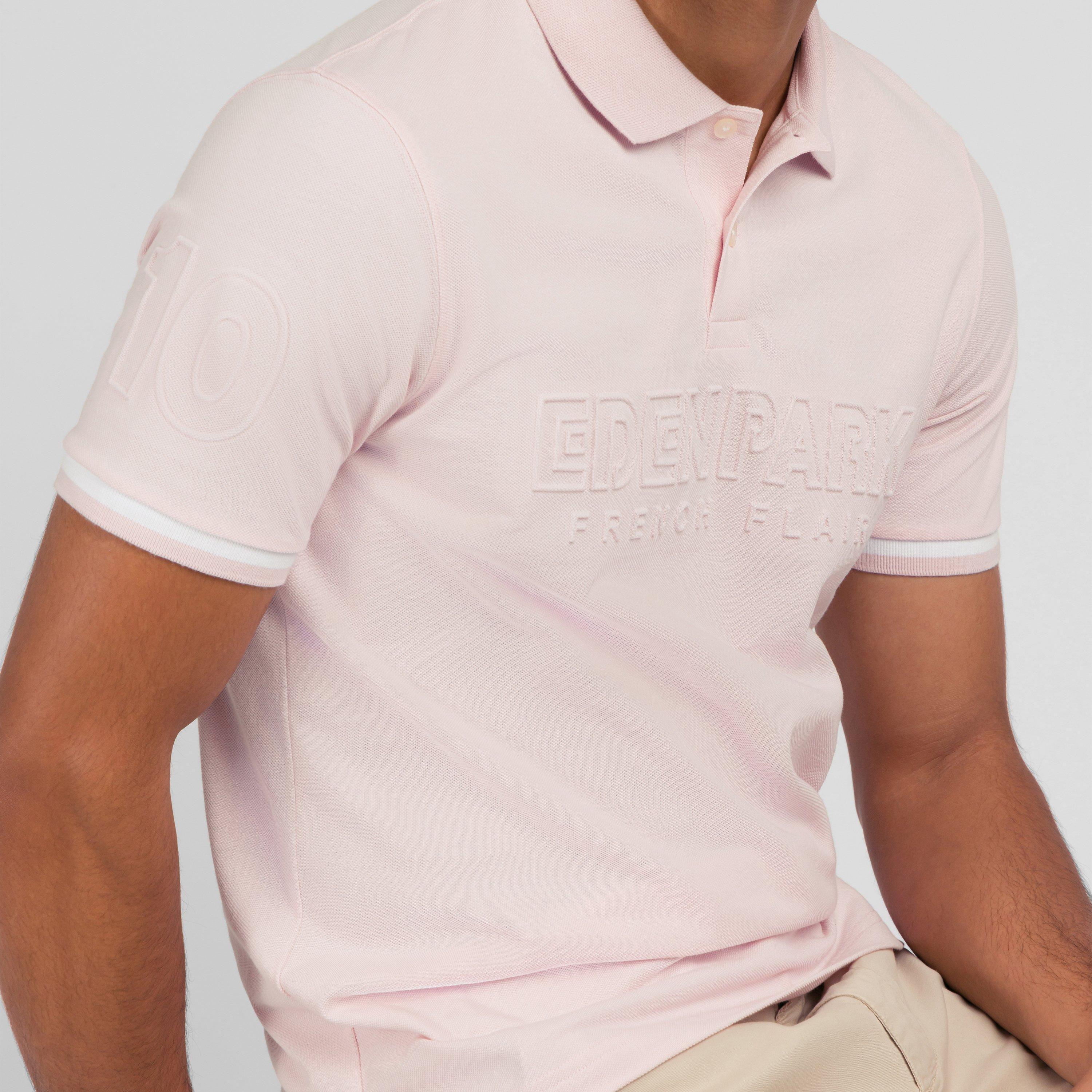 Roc11 - Eden Park - Plain pink short-sleeved polo shirt - 3