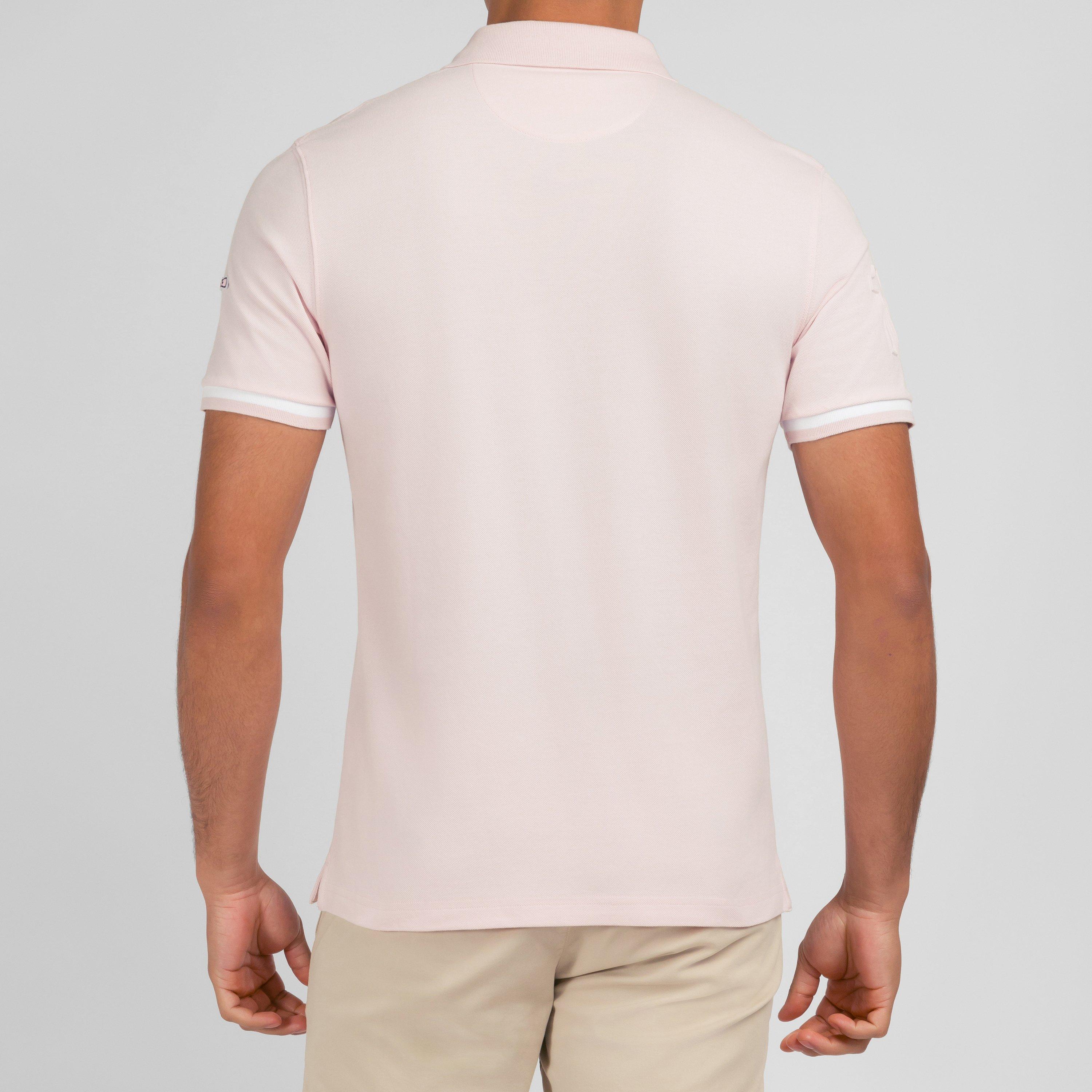 Roc11 - Eden Park - Plain pink short-sleeved polo shirt - 4