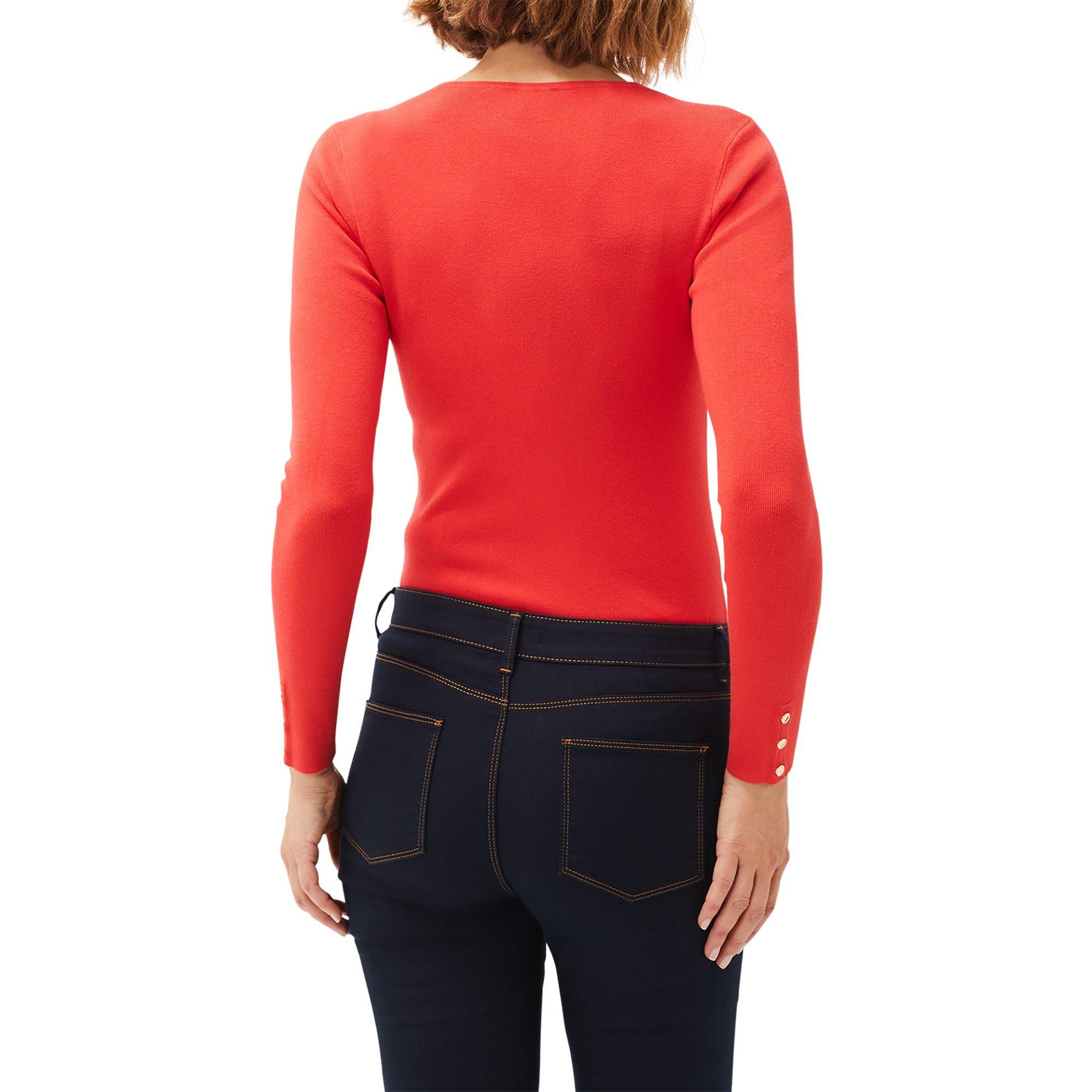 Coral - Phase Eight - Poppia Shoulder Trim Knit - 3