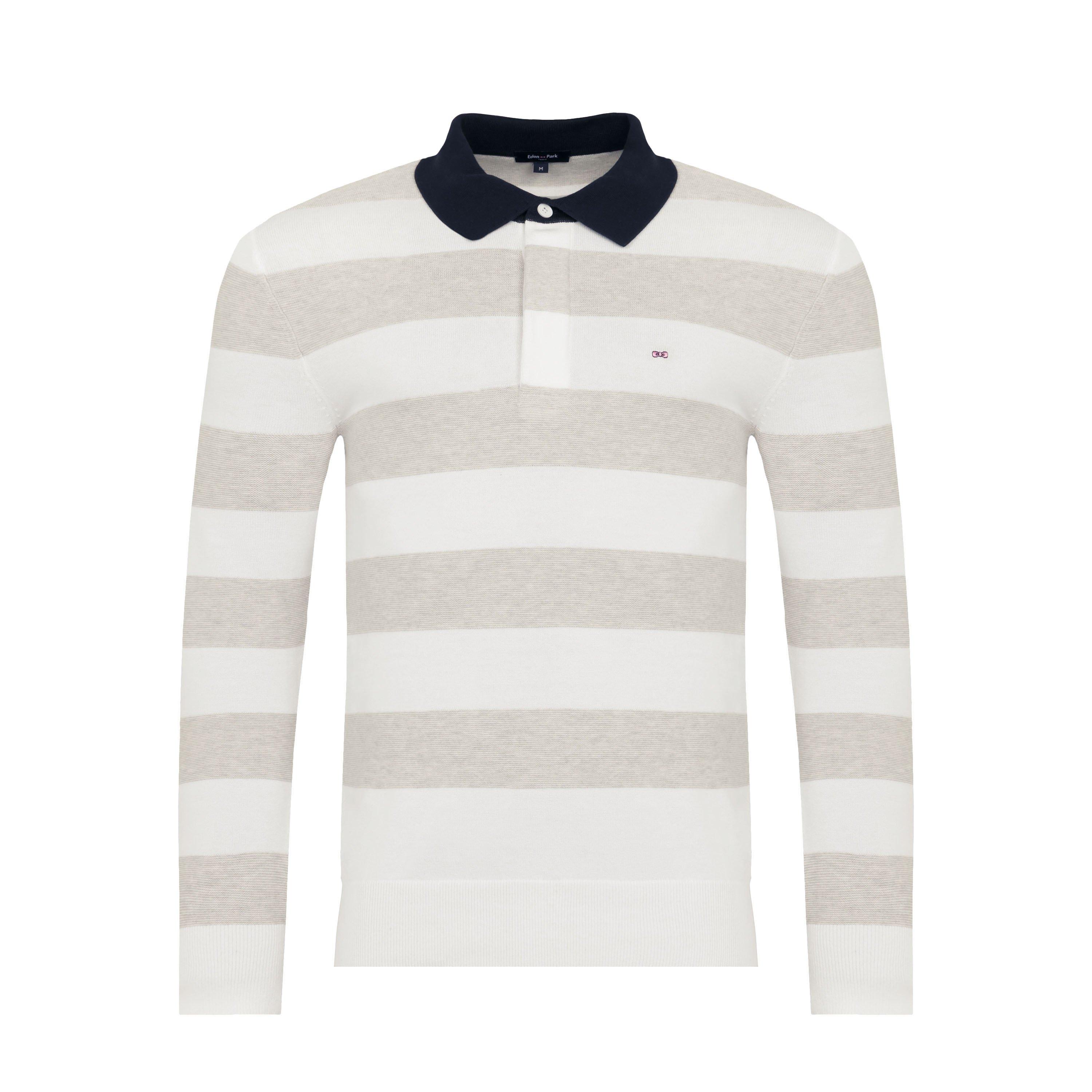 Bc - Eden Park - White striped jumper - 1
