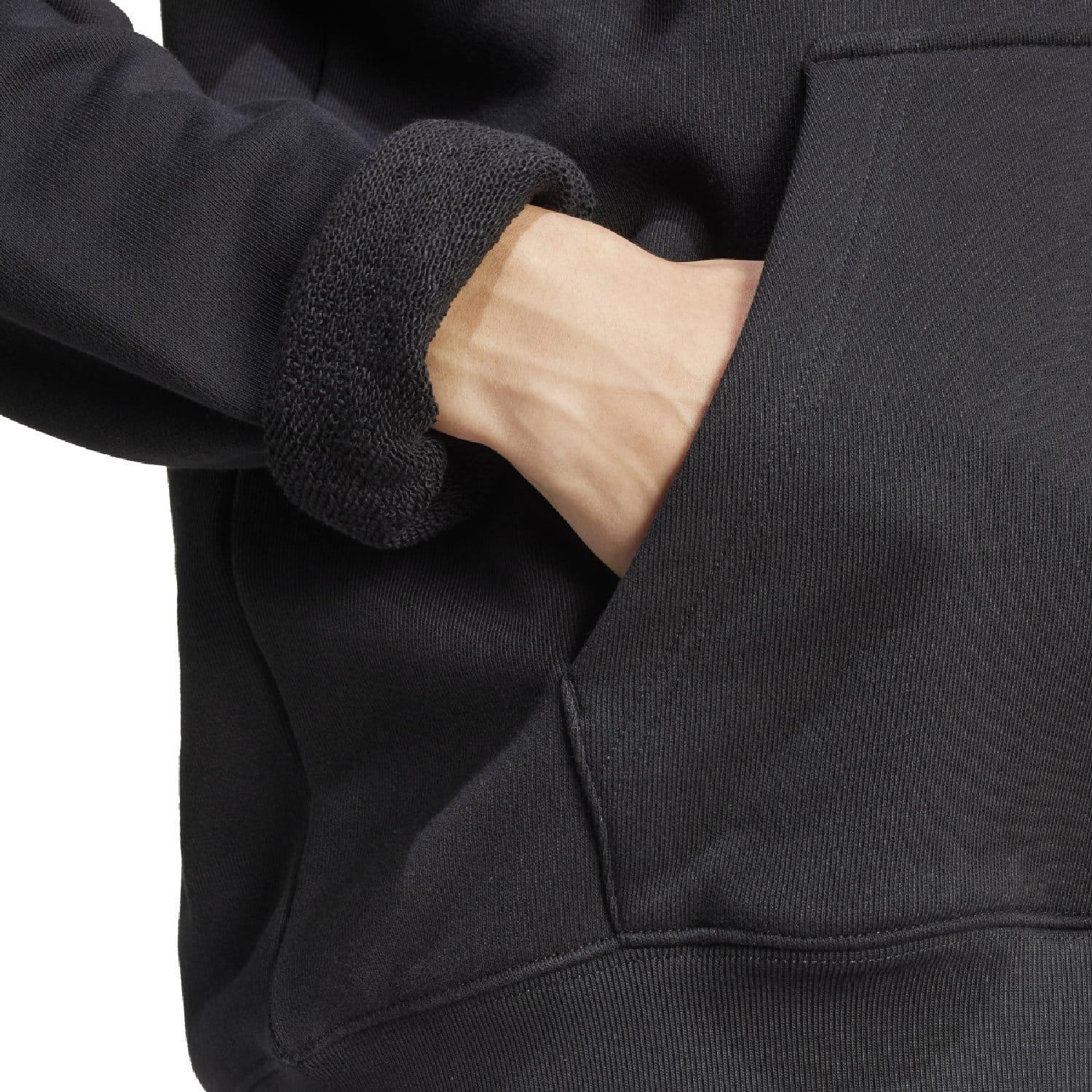Black - adidas Originals - Adicolor Outline Trefoil Hoodie - 3