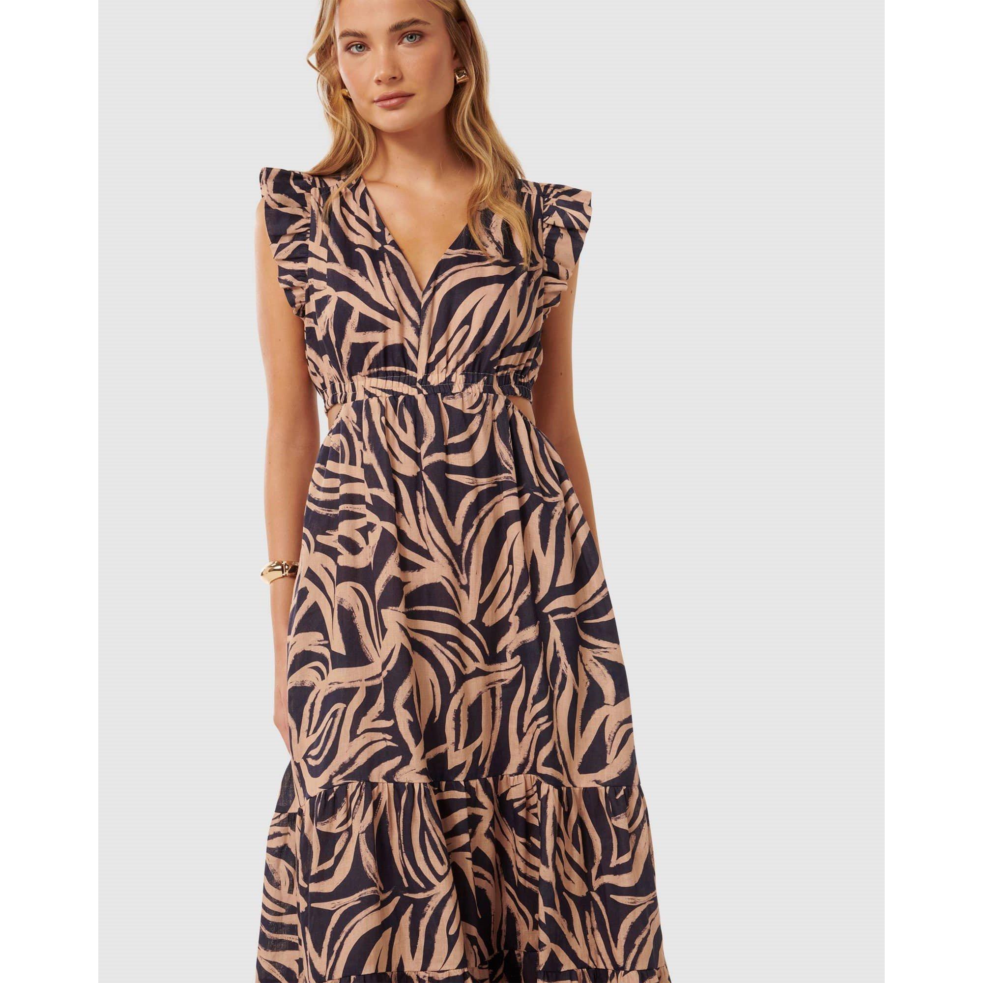 Navy Filson Abs - Forever New - Tobi Side Cut Out Dress - 3