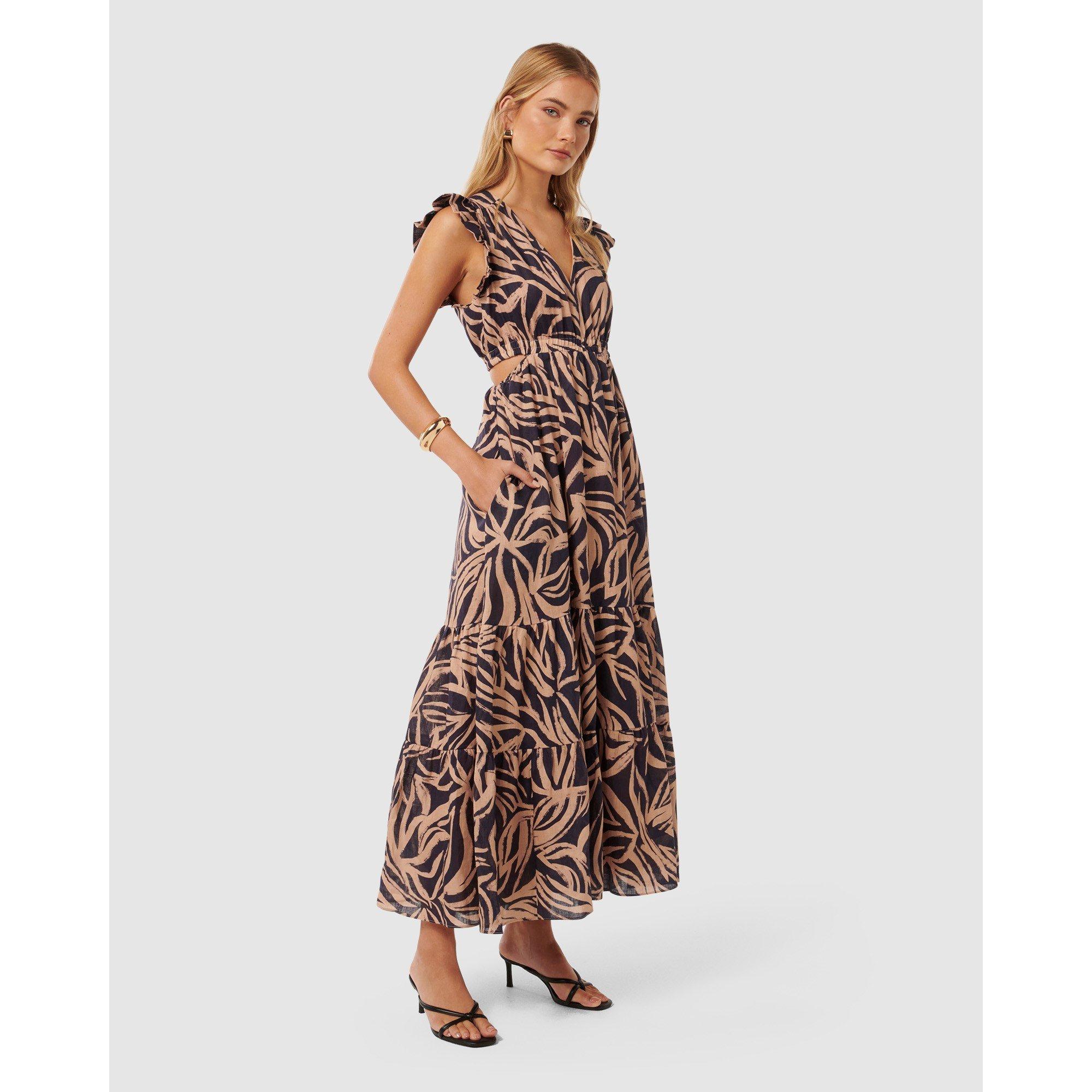 Navy Filson Abs - Forever New - Tobi Side Cut Out Dress - 4