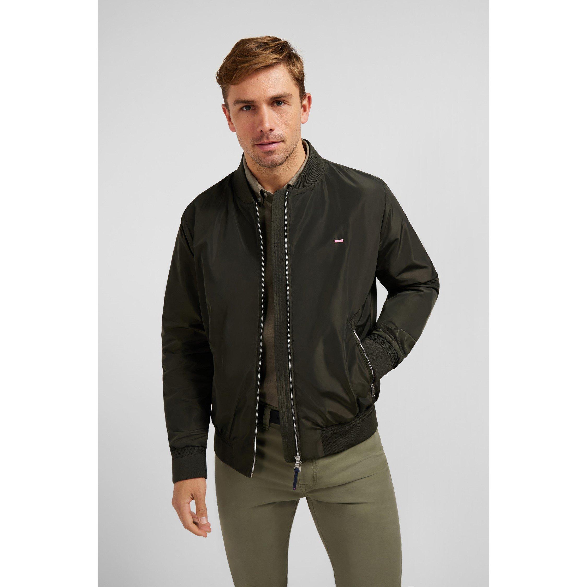 Kaf3 - Eden Park - Men's Khaki Water-Repellent Zip Jacket - 2