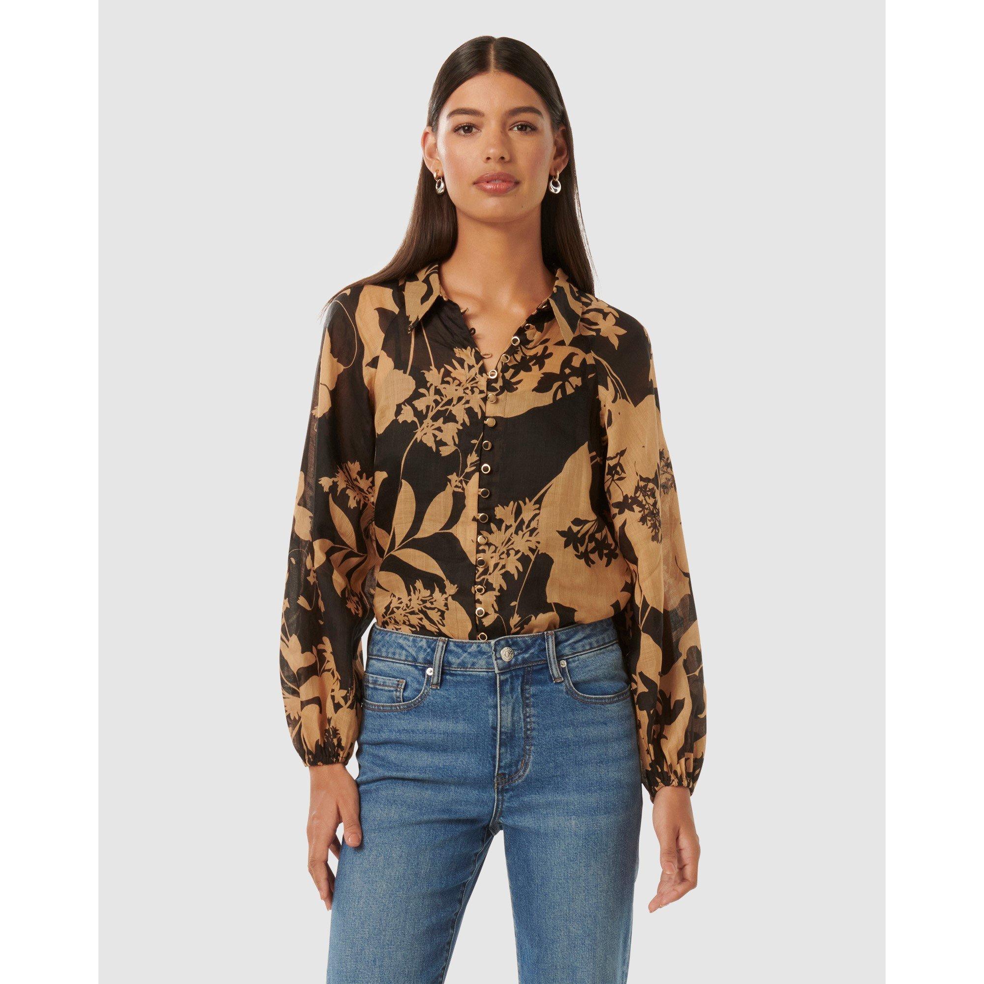 Hensley Floral - Forever New - Estelle Raglan Blouse - 3
