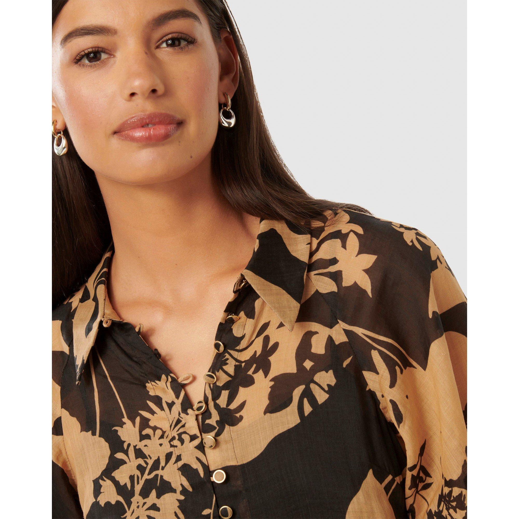 Hensley Floral - Forever New - Estelle Raglan Blouse - 4