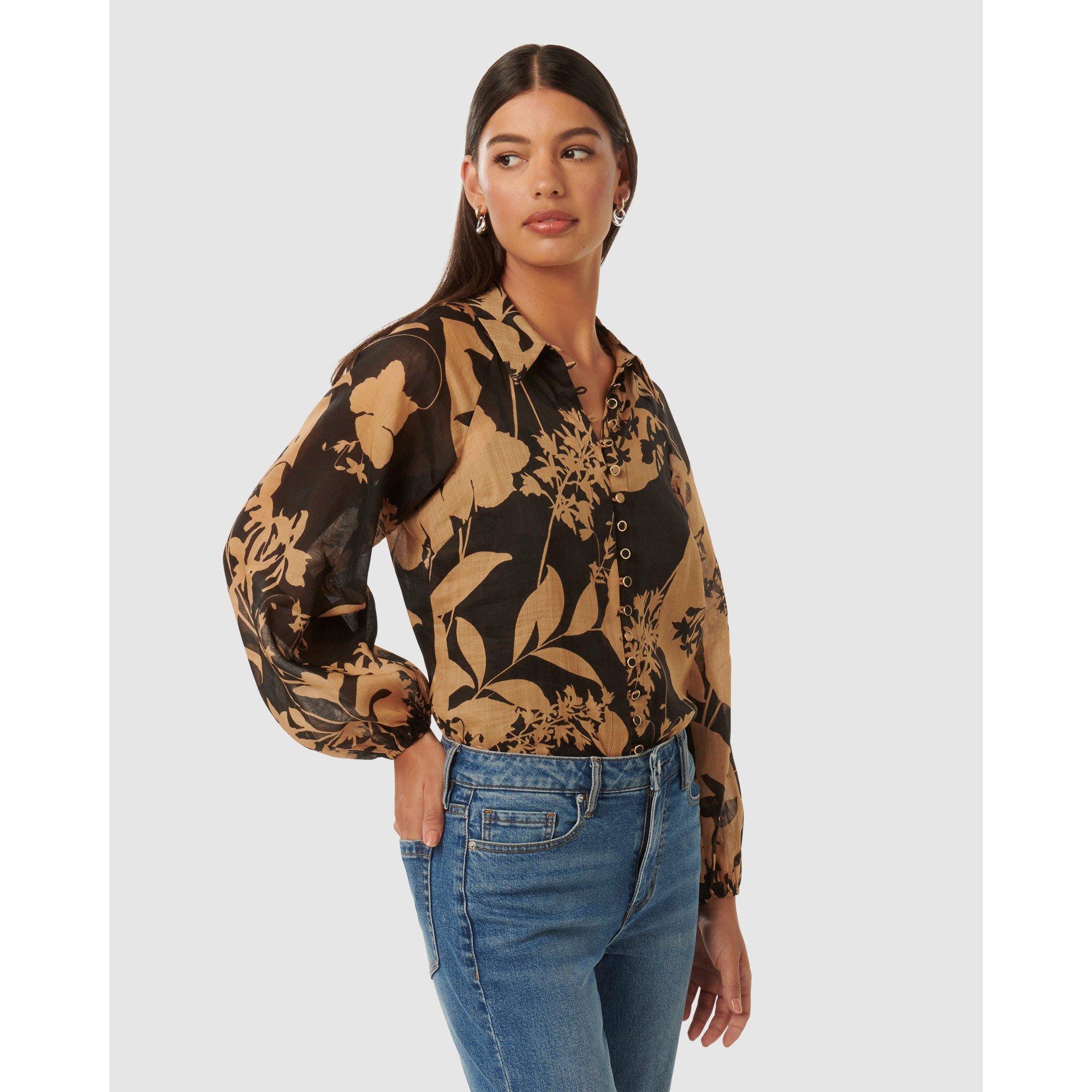 Hensley Floral - Forever New - Estelle Raglan Blouse - 5
