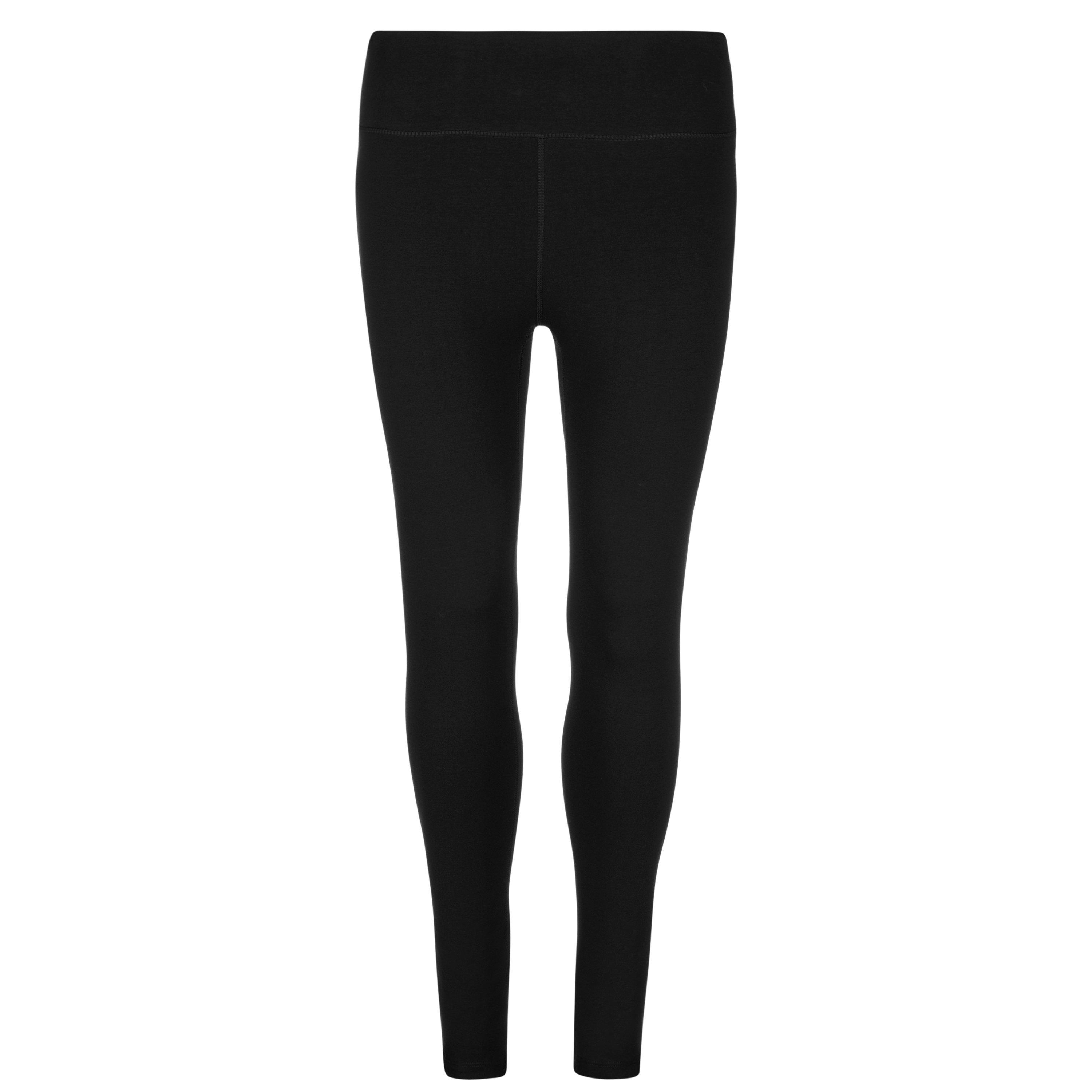 Black - DKNY - High Waisted Logo Sports Leggings - 1
