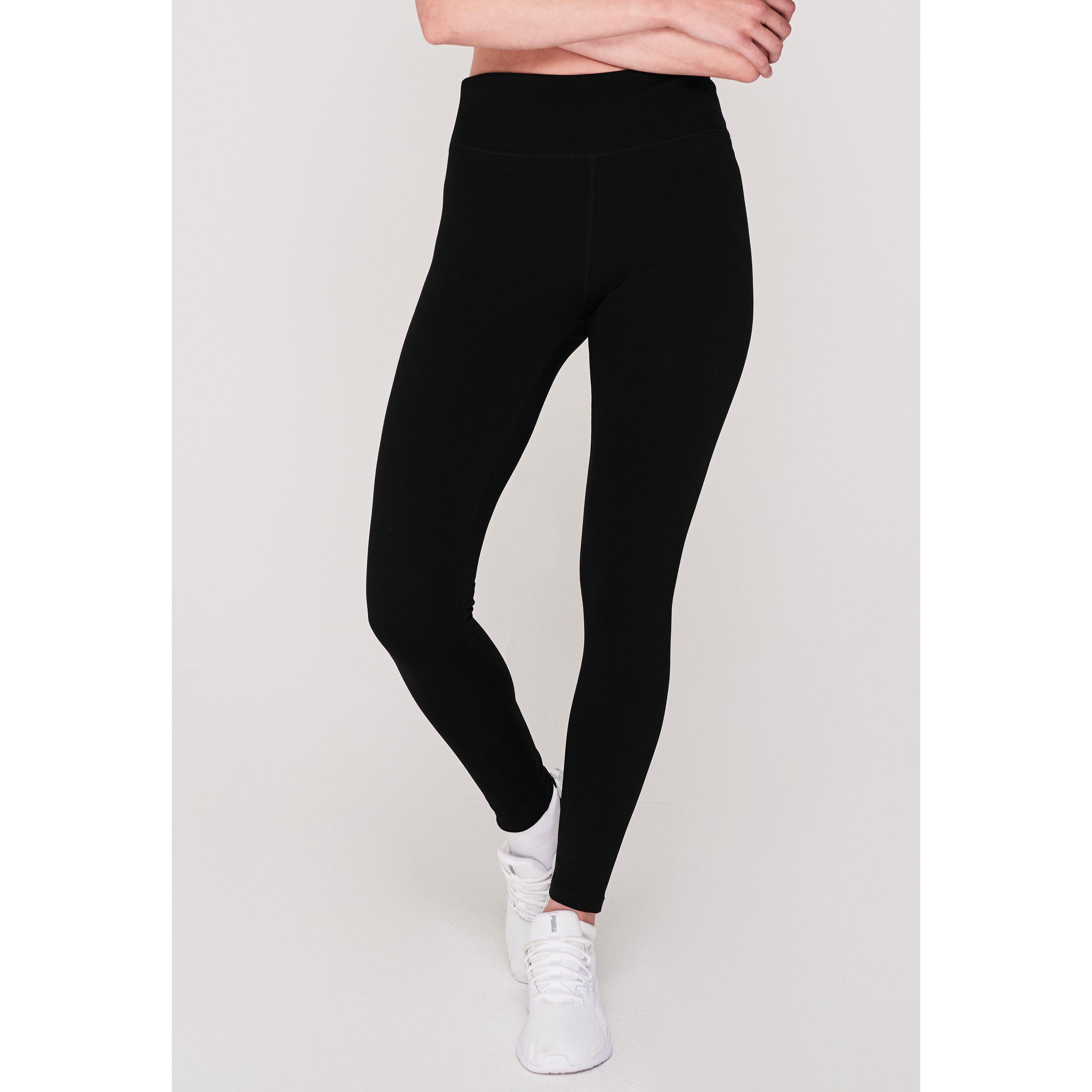 Nero - DKNY - DKNY High Waisted Logo Sports Leggings - 2