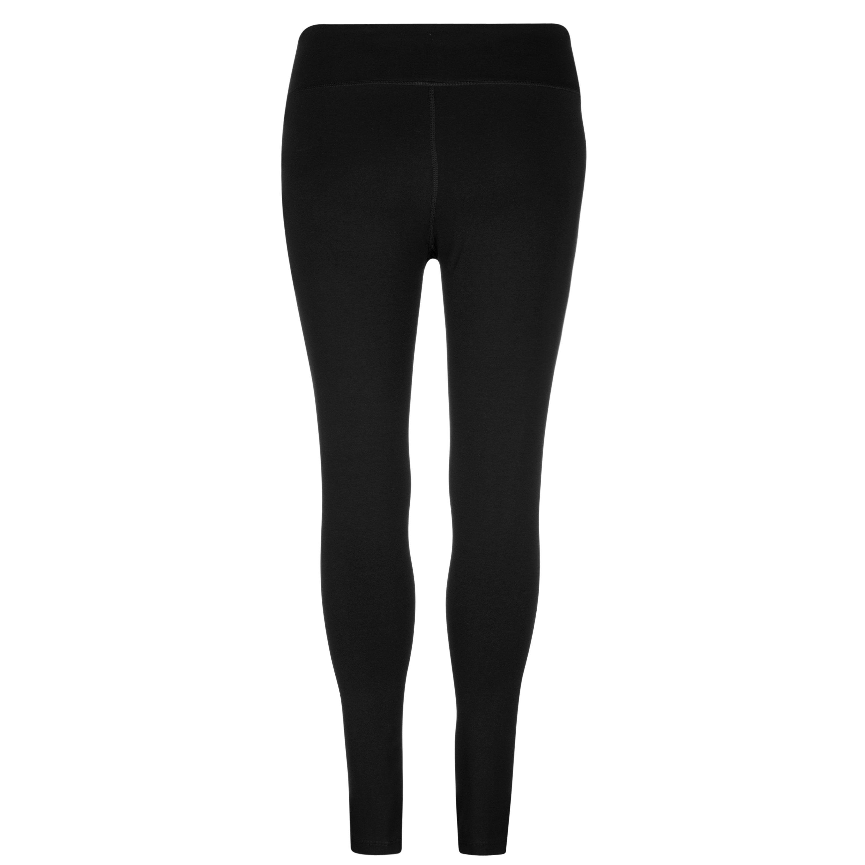 Nero - DKNY - DKNY High Waisted Logo Sports Leggings - 4