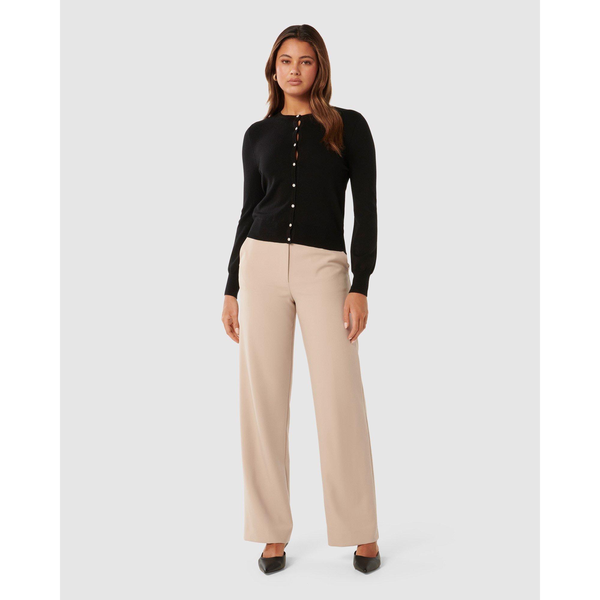 Black - Forever New - Morgan Basic Crew Knit Cardigan - 2