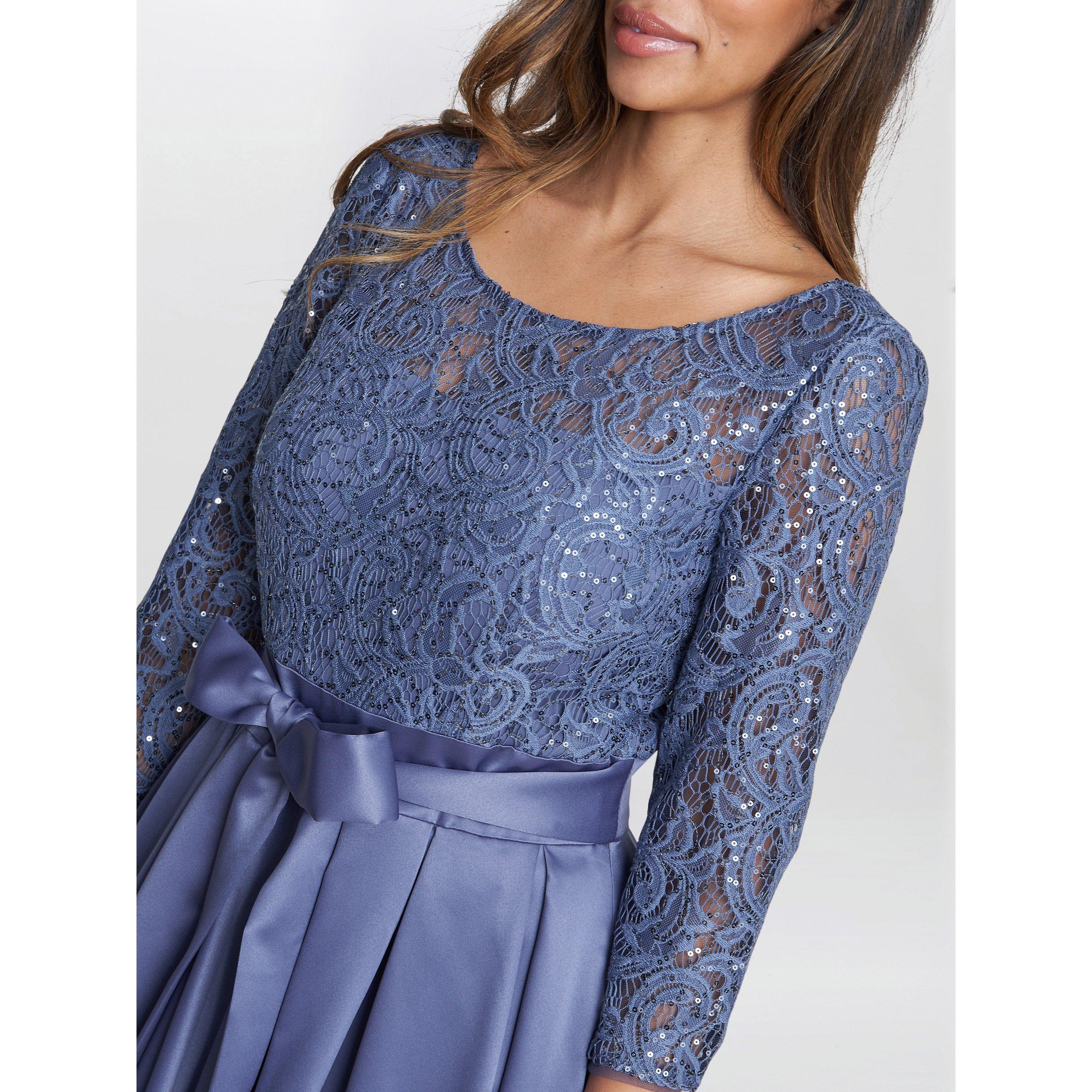 Wedgewood - Gina Bacconi - Leona Sequin Lace Dress - 5
