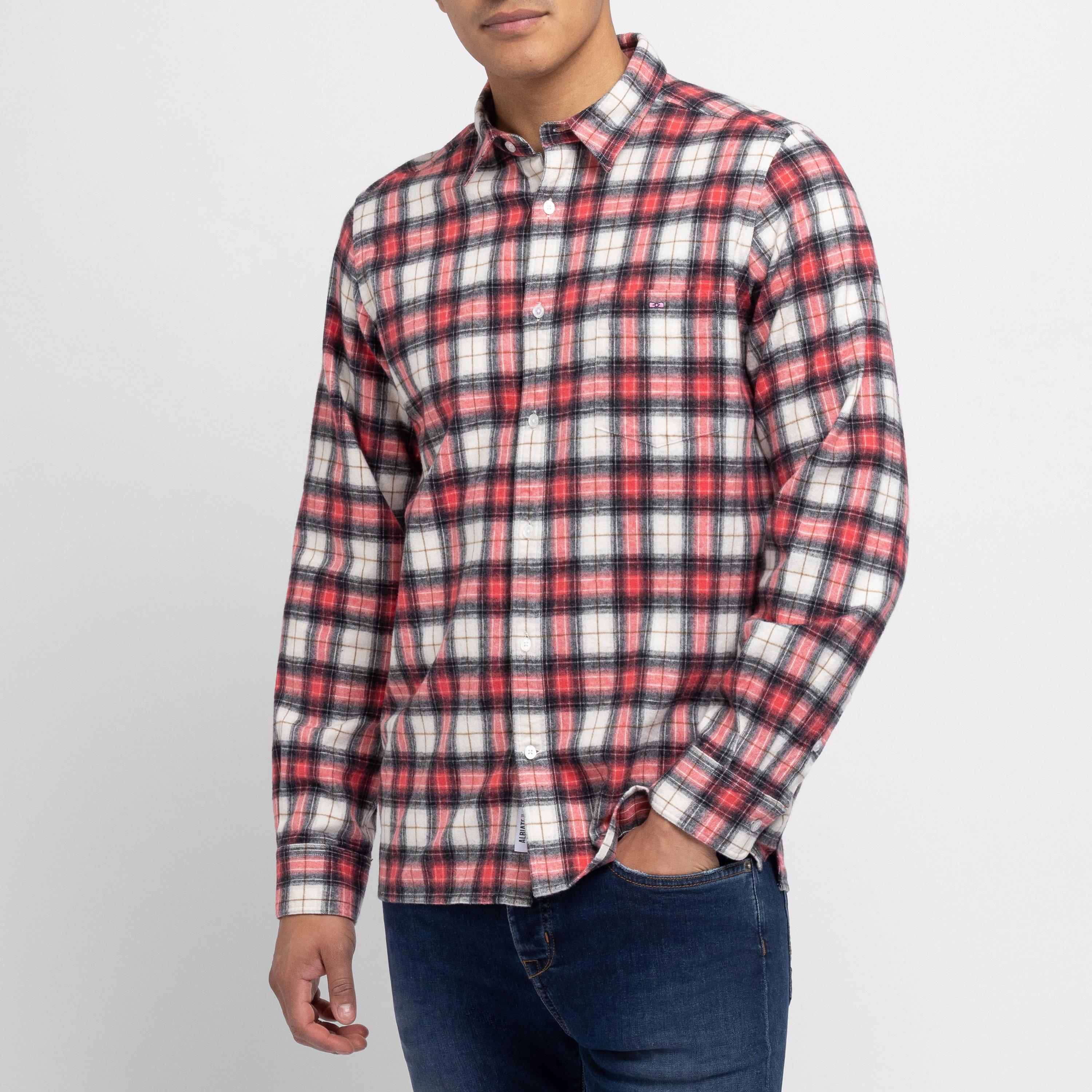 Rov6 - Eden Park - Red chequered flannel shirt - 2