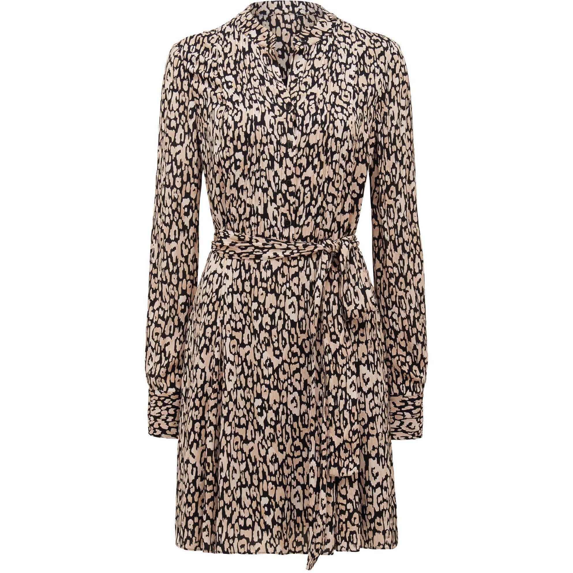 Painterly Anima - Forever New - Perry Shirt Godet Dress - 6